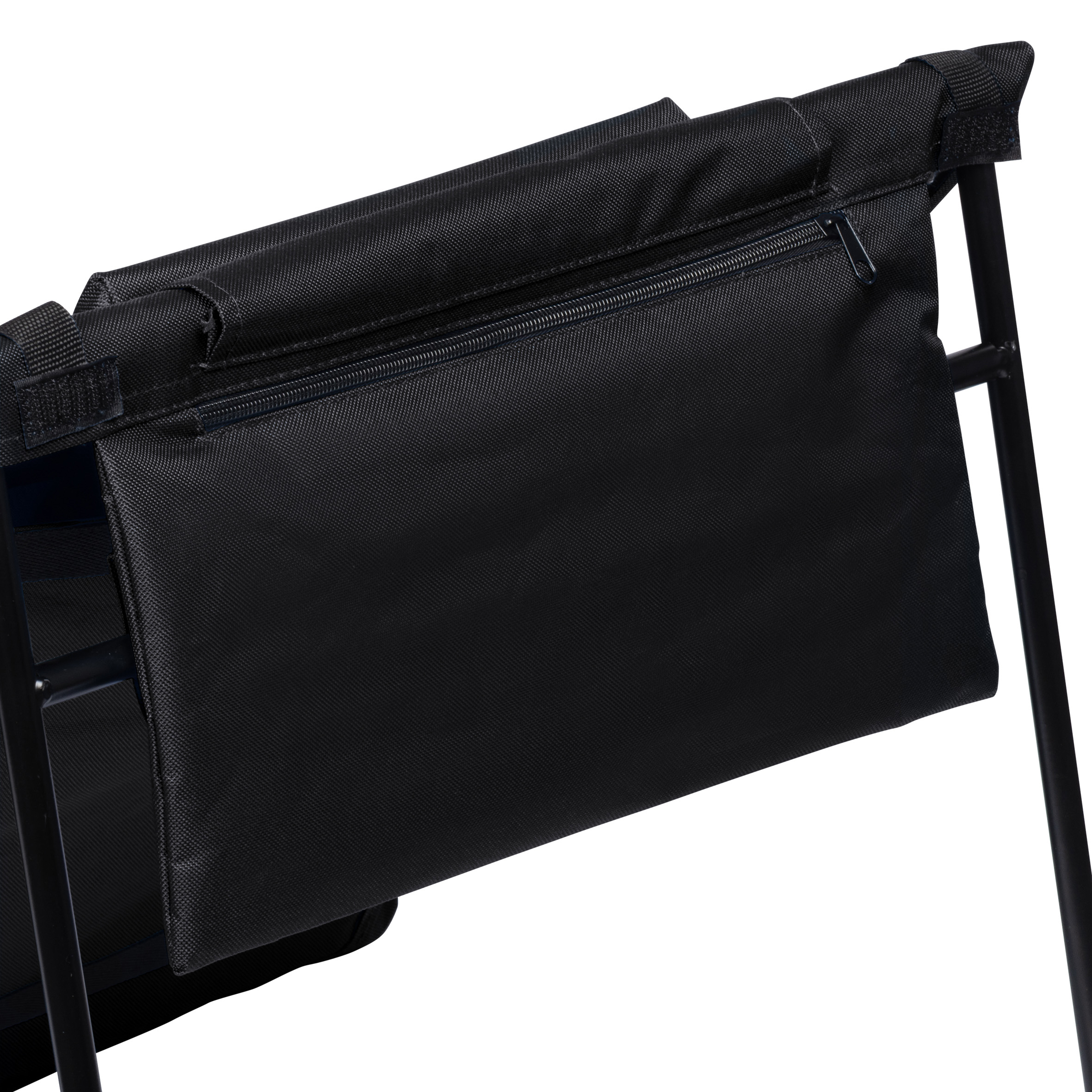 Strandmatte 2er Set klappbar mit verstellbarer Rückenlehne - schwarz - Liegematte faltbar 145 x 48 cm mit Kopfkissen