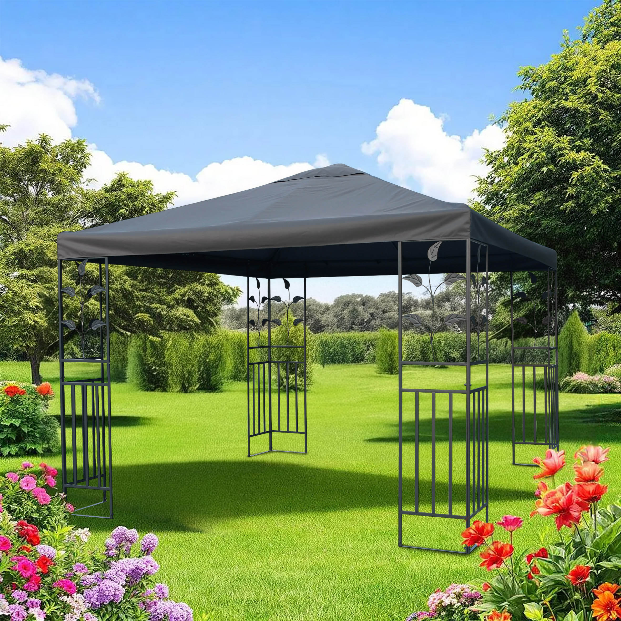 Pavillon Ersatzdach, wasserdicht 3 x 3 Meter - Farbe: wählbar