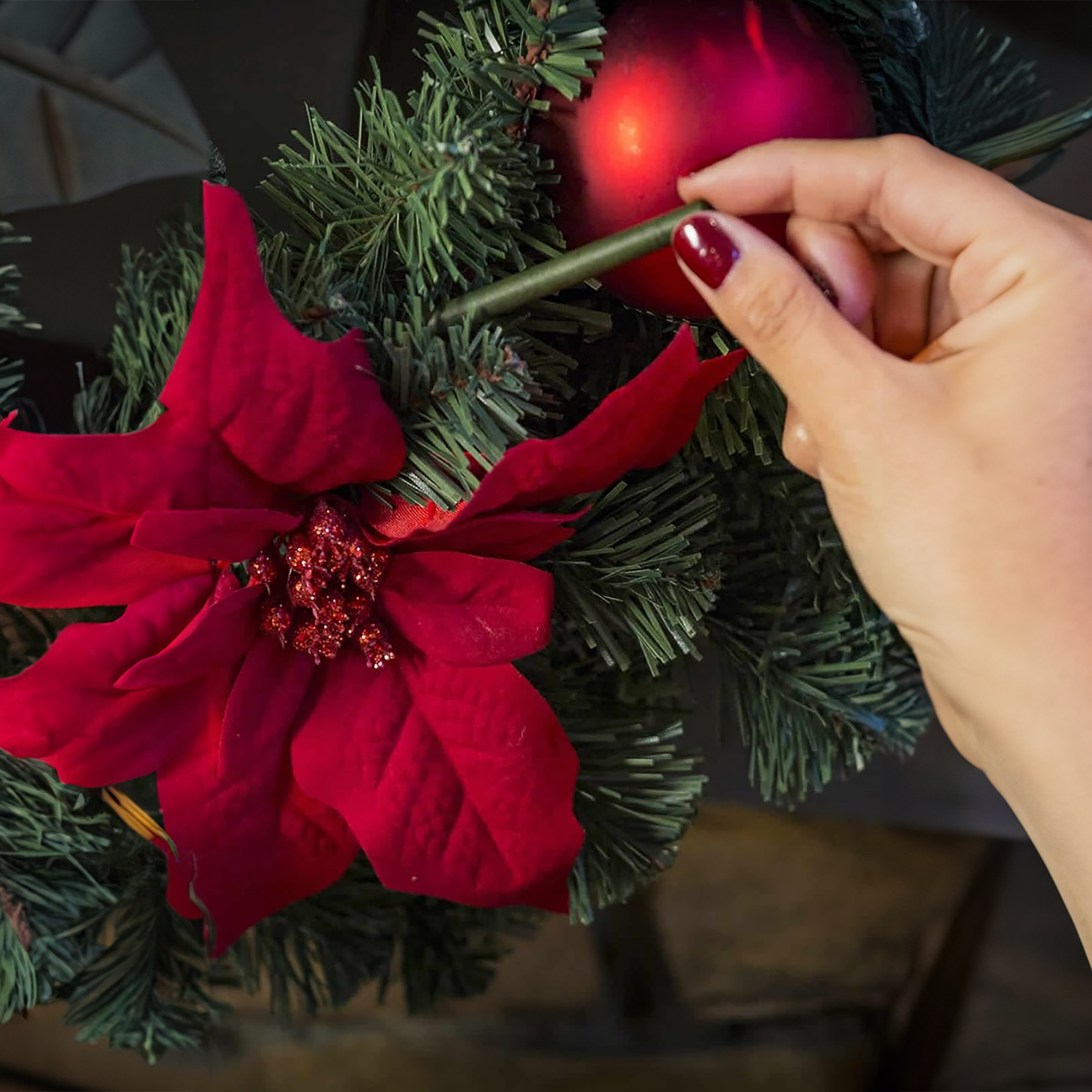 Scentsicles Weihnachtsbaum Duftstäbchen - 6 Stück Zimt Orange - Duftsticks für den Christbaum inklusive Haken