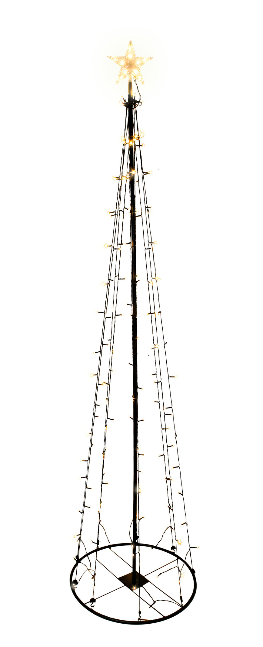 LED Lichterbaum mit Stern - 240cm