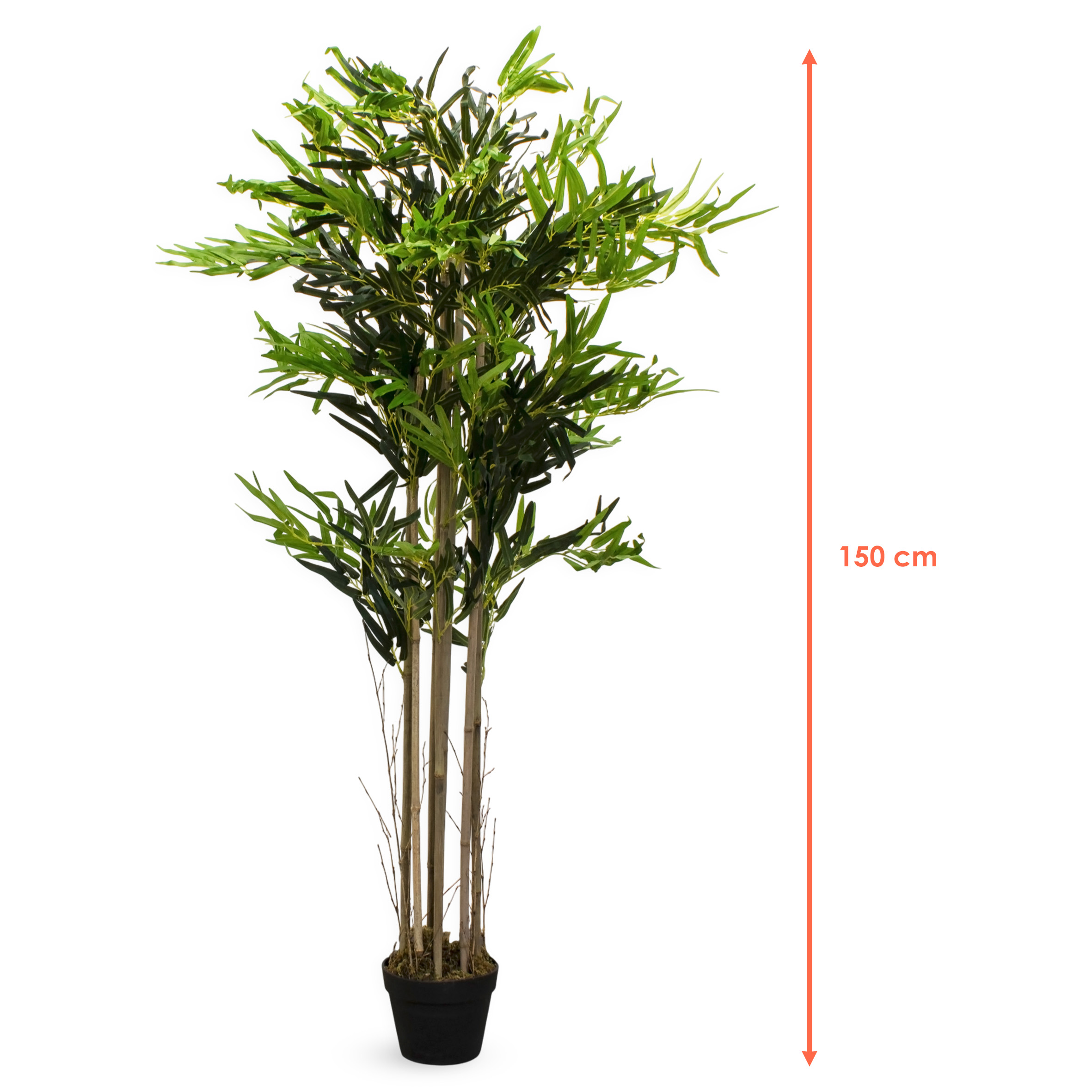 Kunstpflanze im Blumentopf 150-160 cm - 3 Modelle
