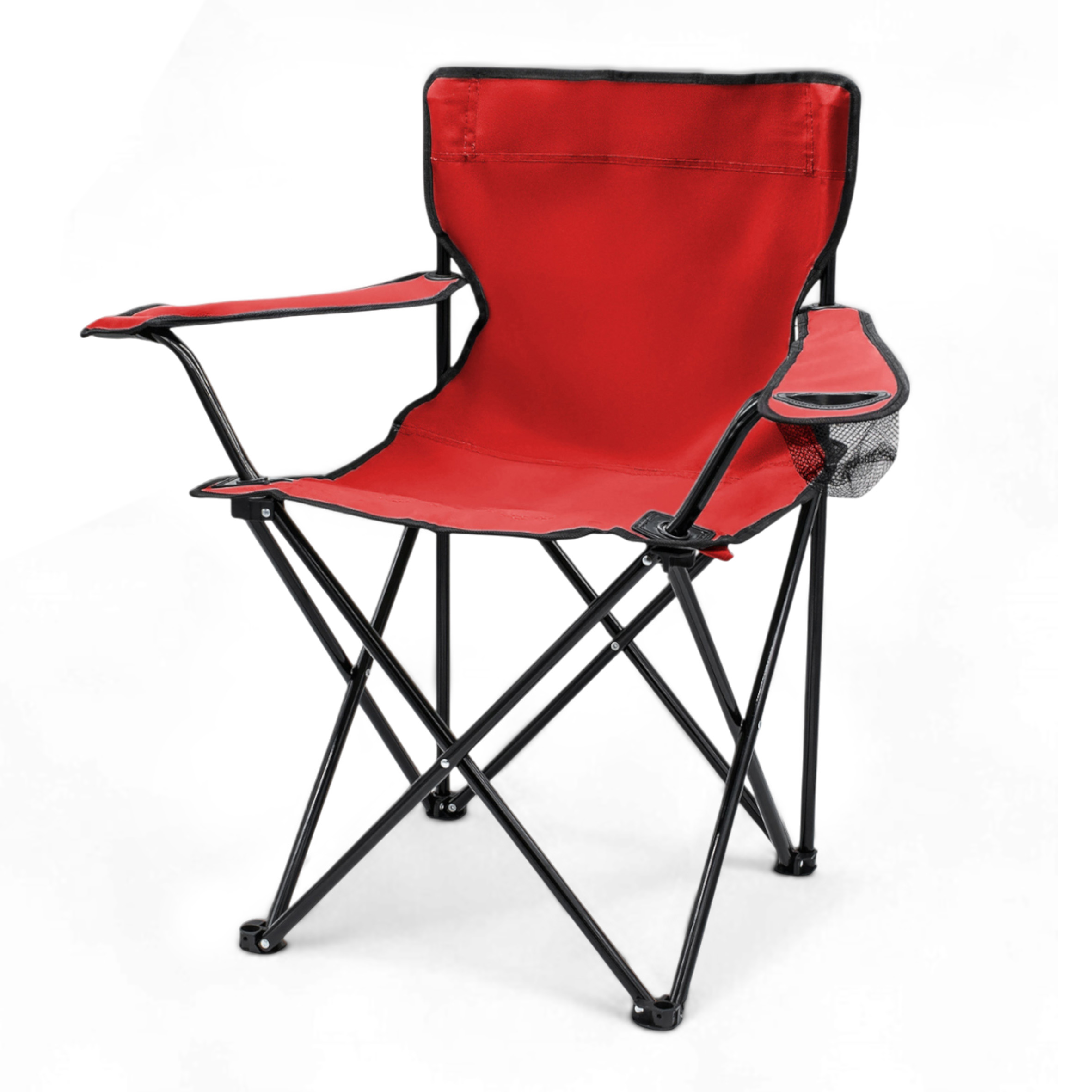 Campingstuhl mit Getränkehalter - 9 verschiedene Farben - Camping Strand und Garten Klappstuhl