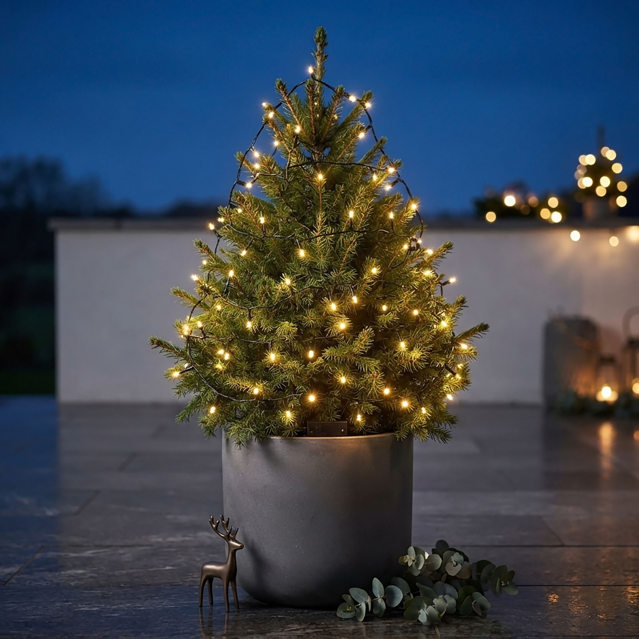 Flame LED Lights Lichterkette mit Timer - Länge wählbar