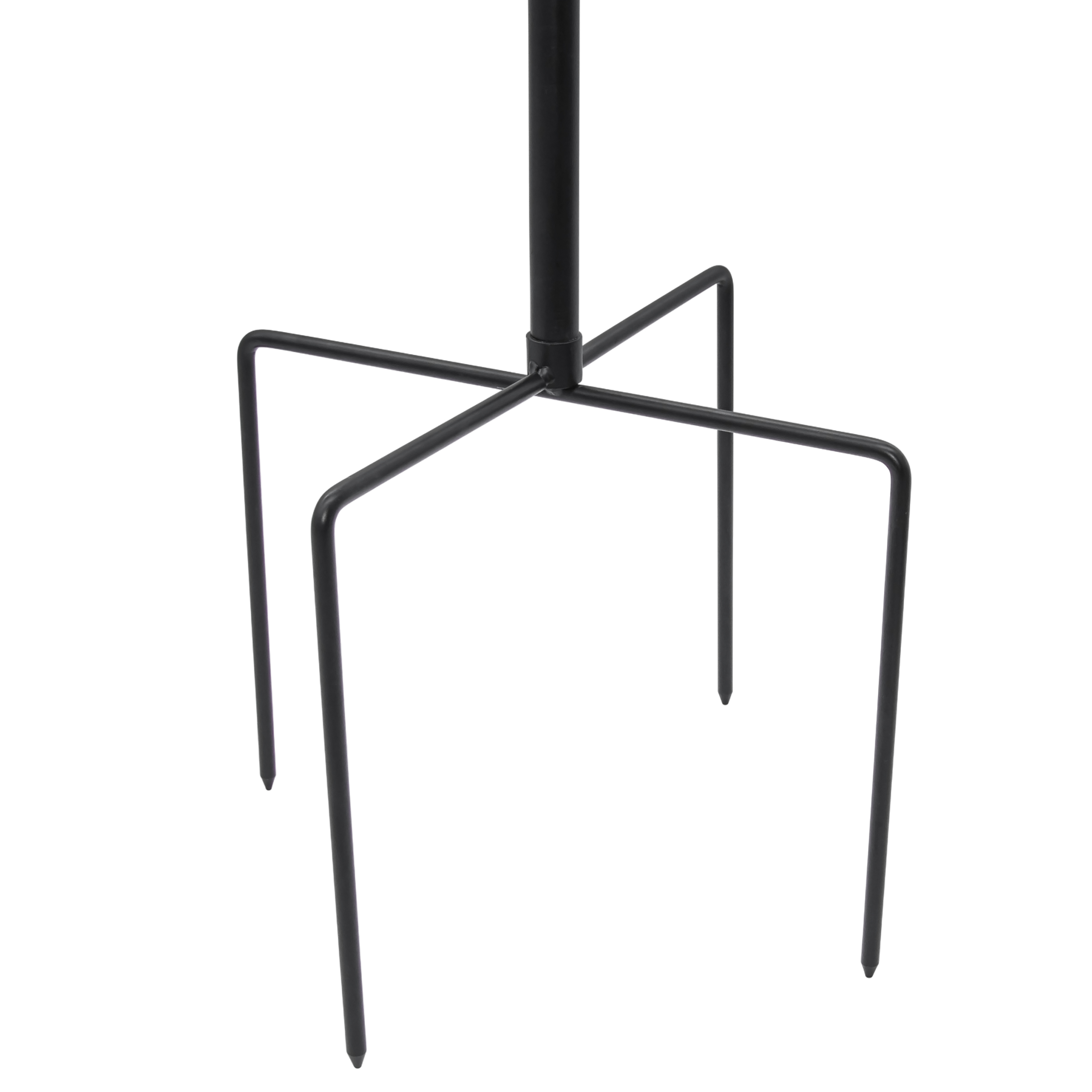 Metall Windrad bunt - 210 x 61 cm - Deko Windspiel Windmühle Gartenstecker groß