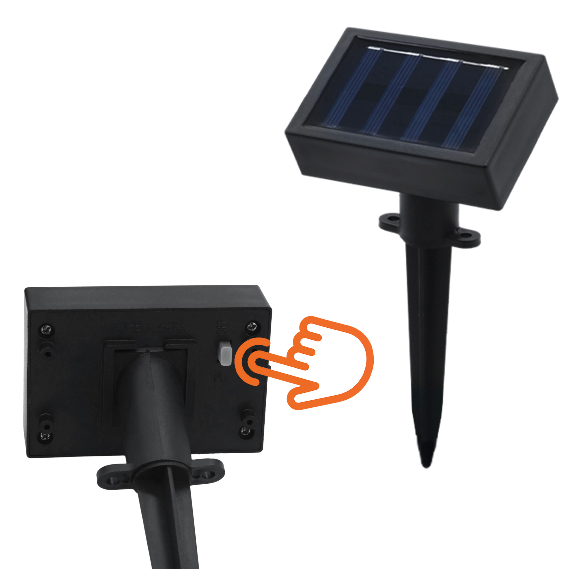 LED Solar Leuchten Bubbles - 6er Set - Garten Steckleuchten mit Farbwechsel
