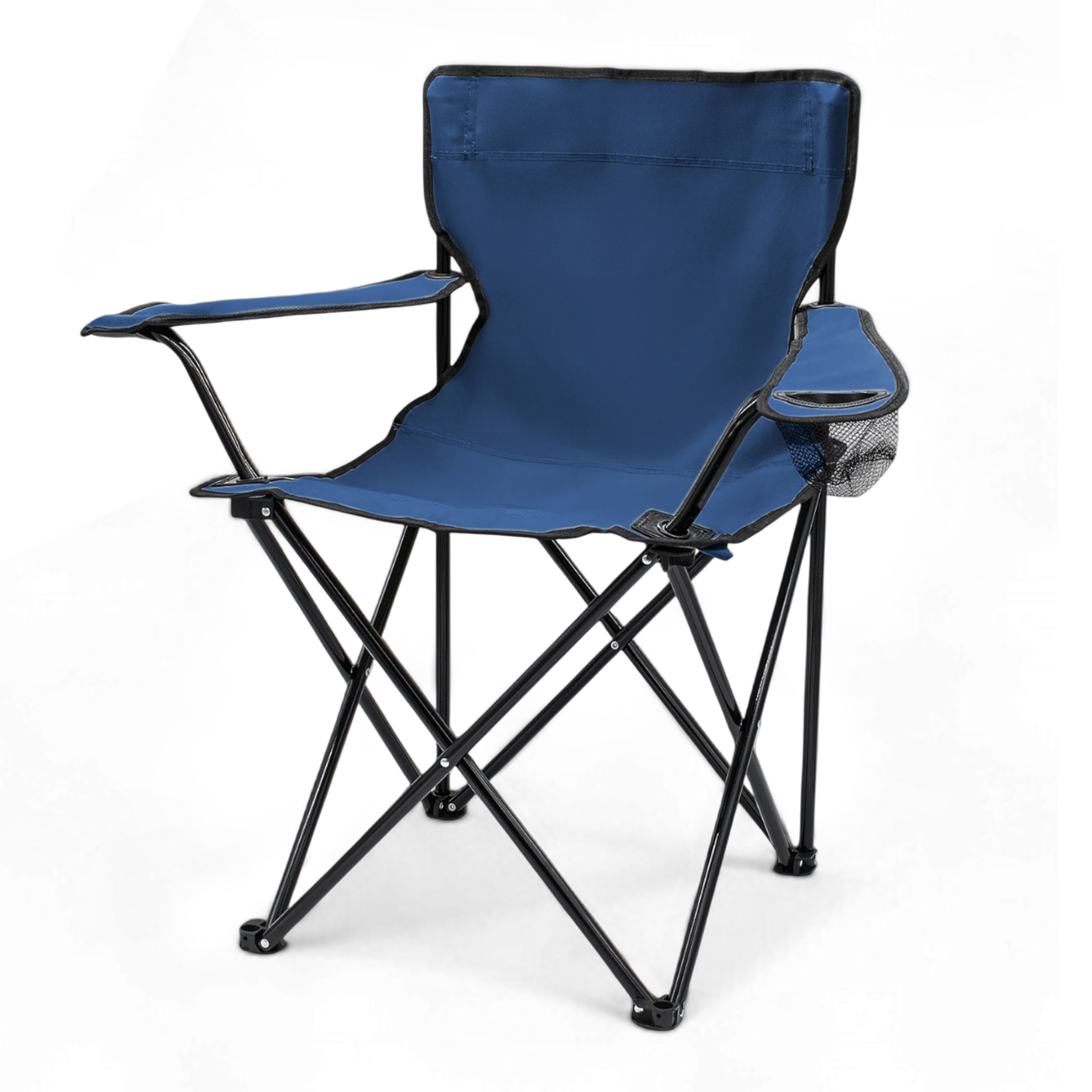 Campingstuhl mit Getränkehalter - 9 verschiedene Farben - Camping Strand und Garten Klappstuhl