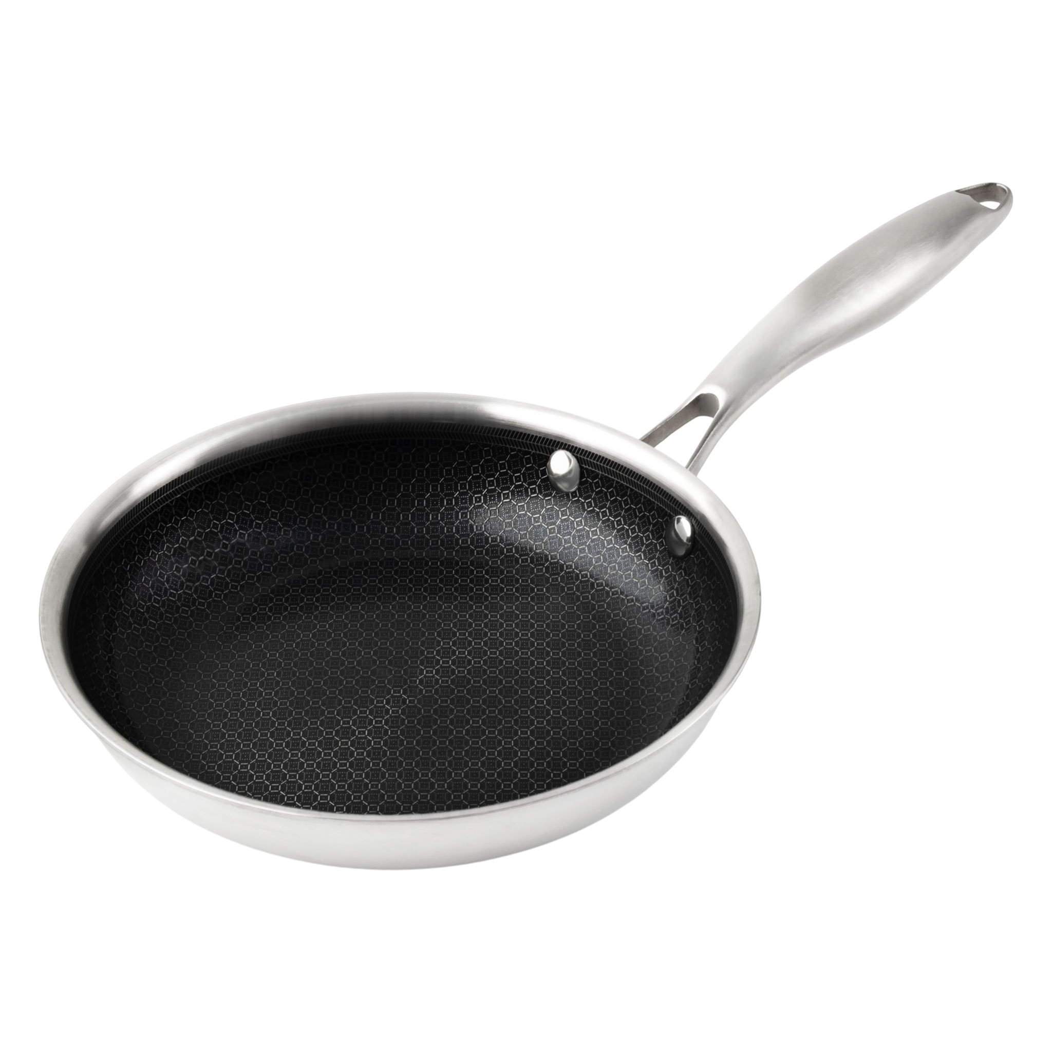 Premium Antihaft Induktion Wabenpfanne PFAS-frei - 20 cm - Keramik Bratpfanne kratzfest mit Aluminiumkern
