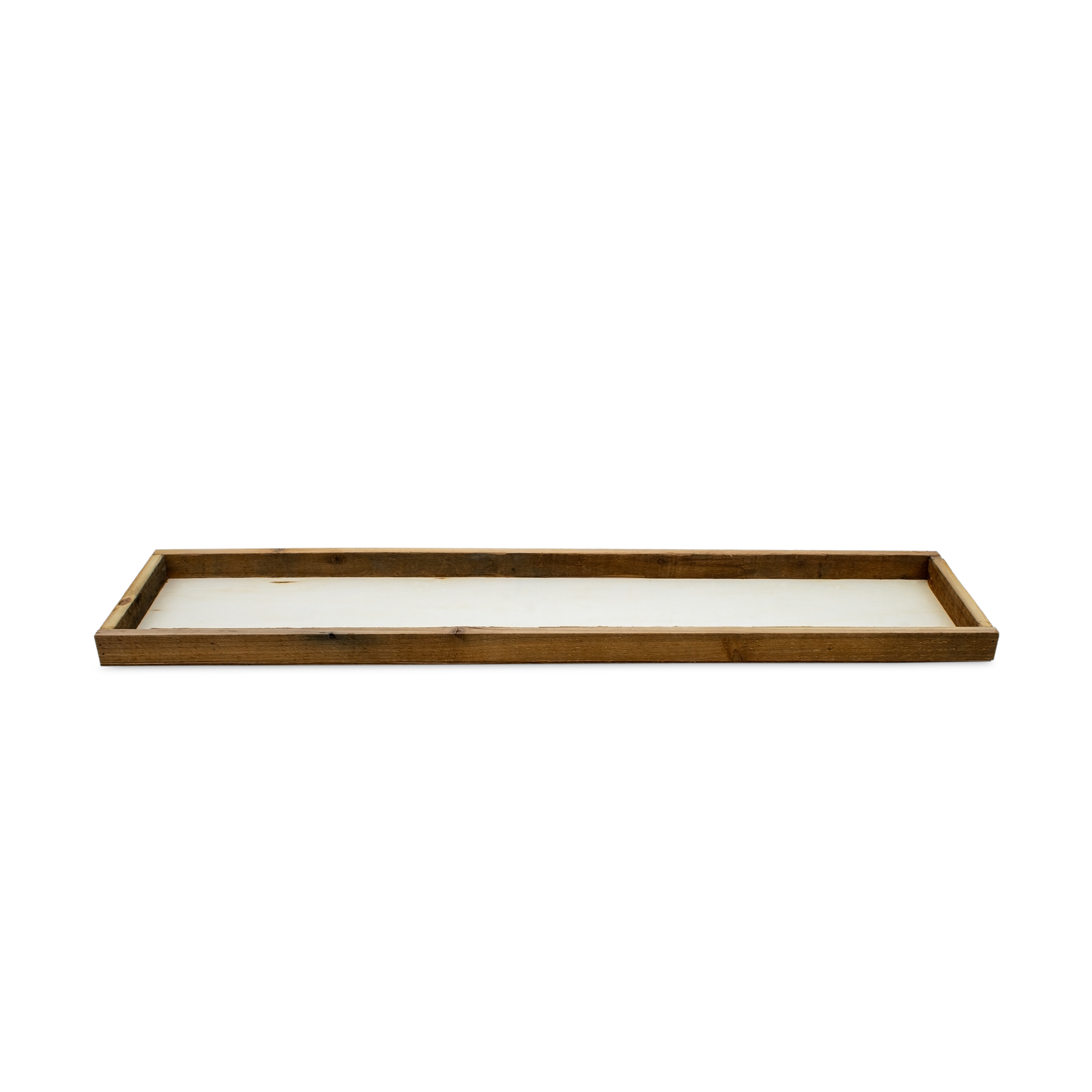 Holz Deko Tablett rechteckig - 80 x 18 cm