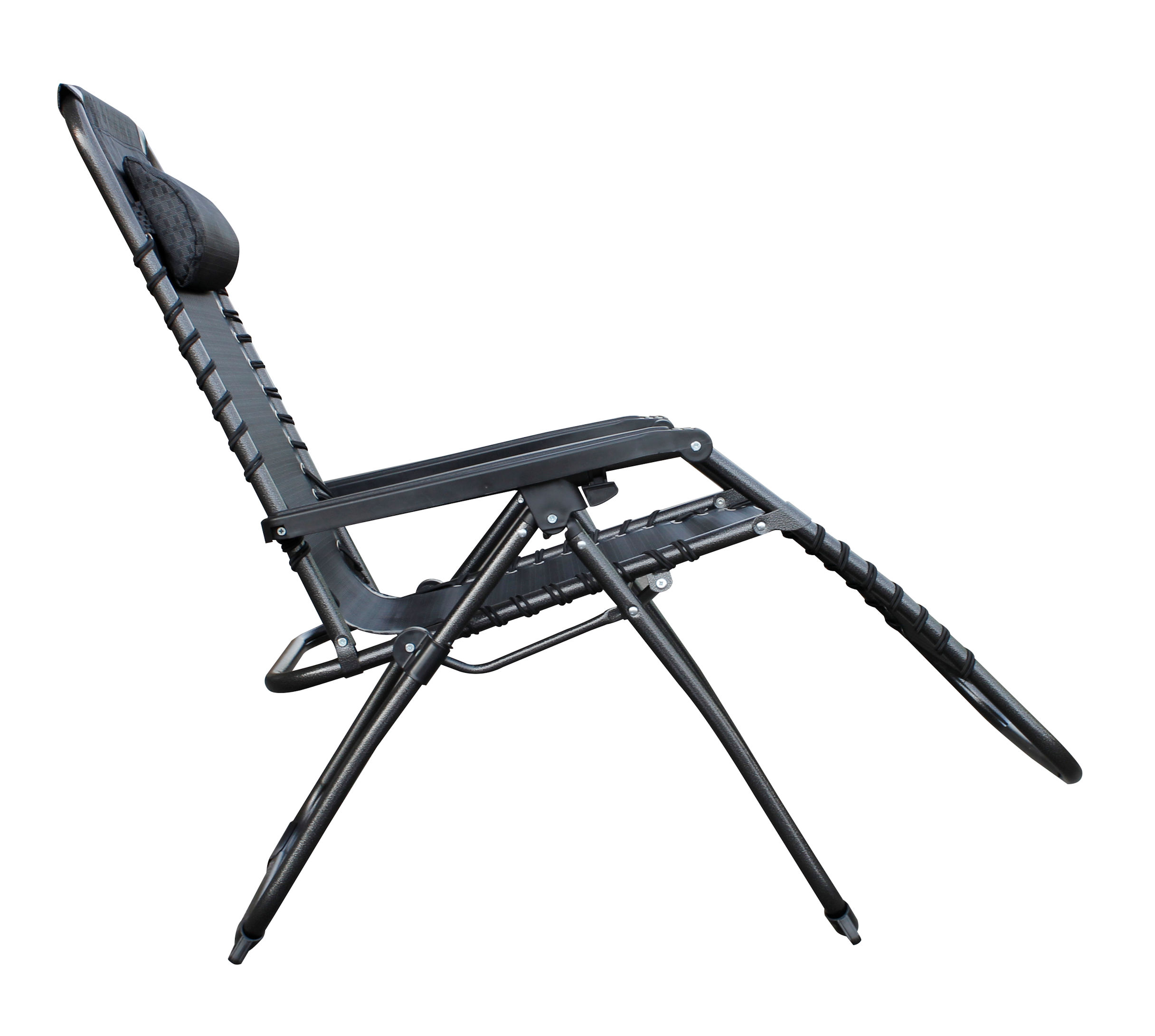 Relax Sessel mit Kopfkissen - 175 cm / taupe - Seitenansicht 1