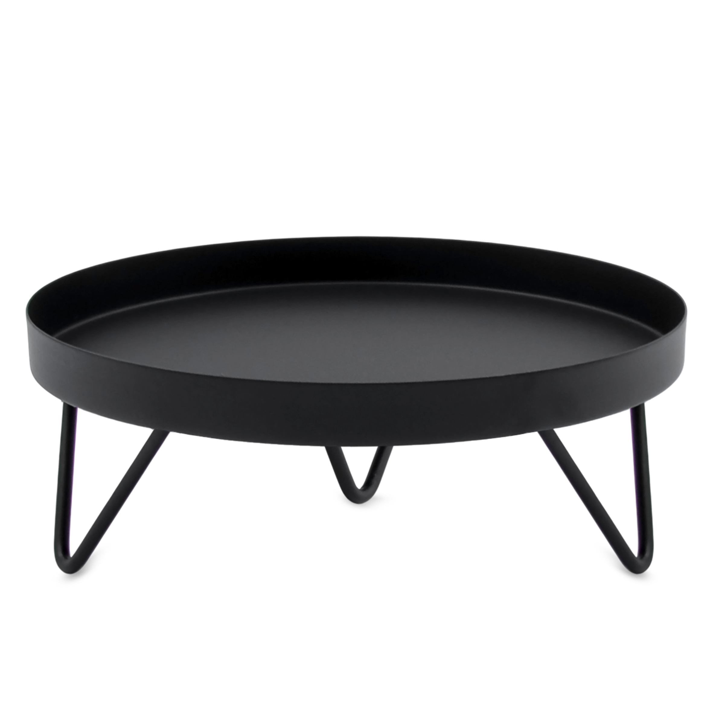 Blumenständer Metall schwarz rund - Ø 22 cm