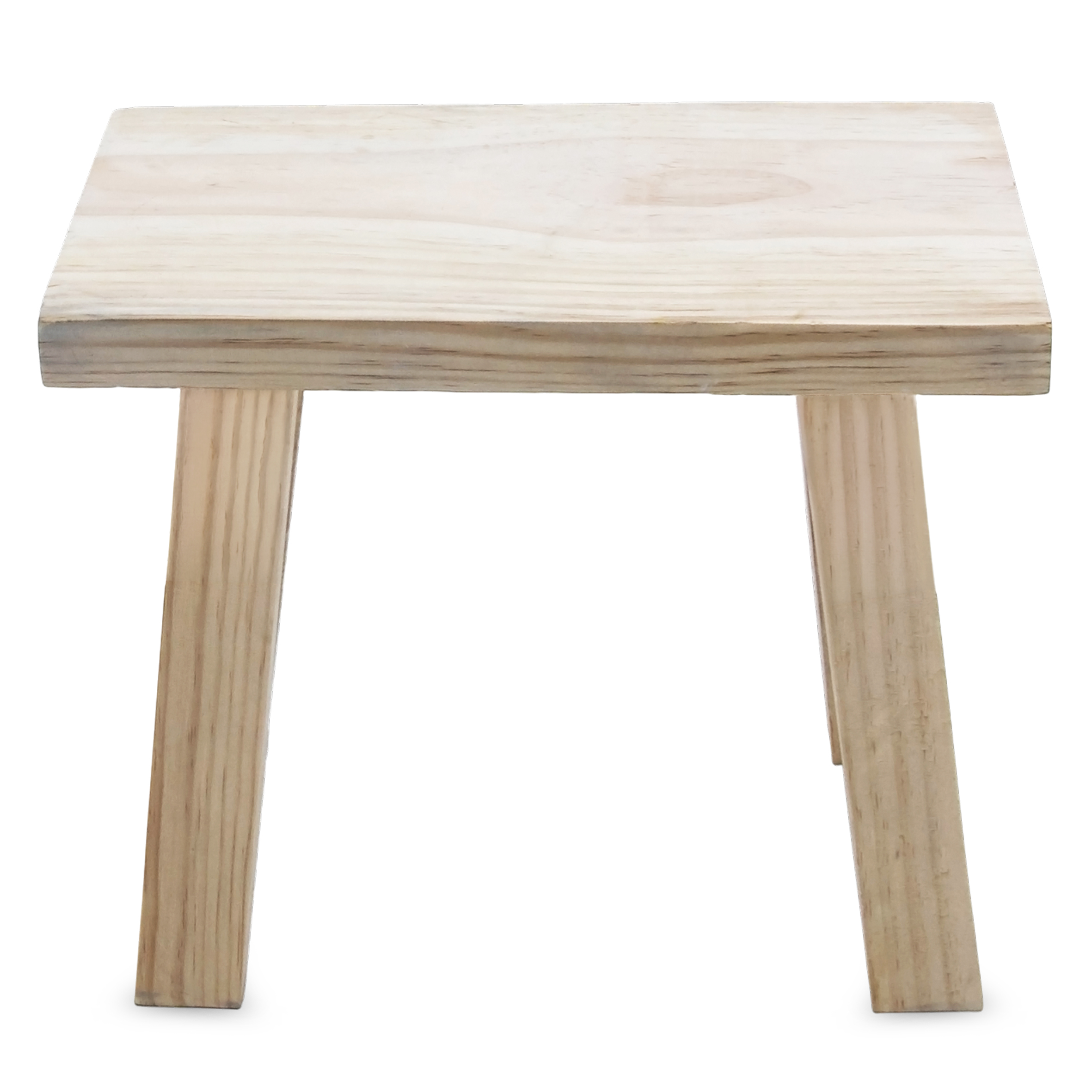 Echtholz Blumenbank natur rechteckig - 31 x 25 cm - Holz Pflanzenständer naturbelassen