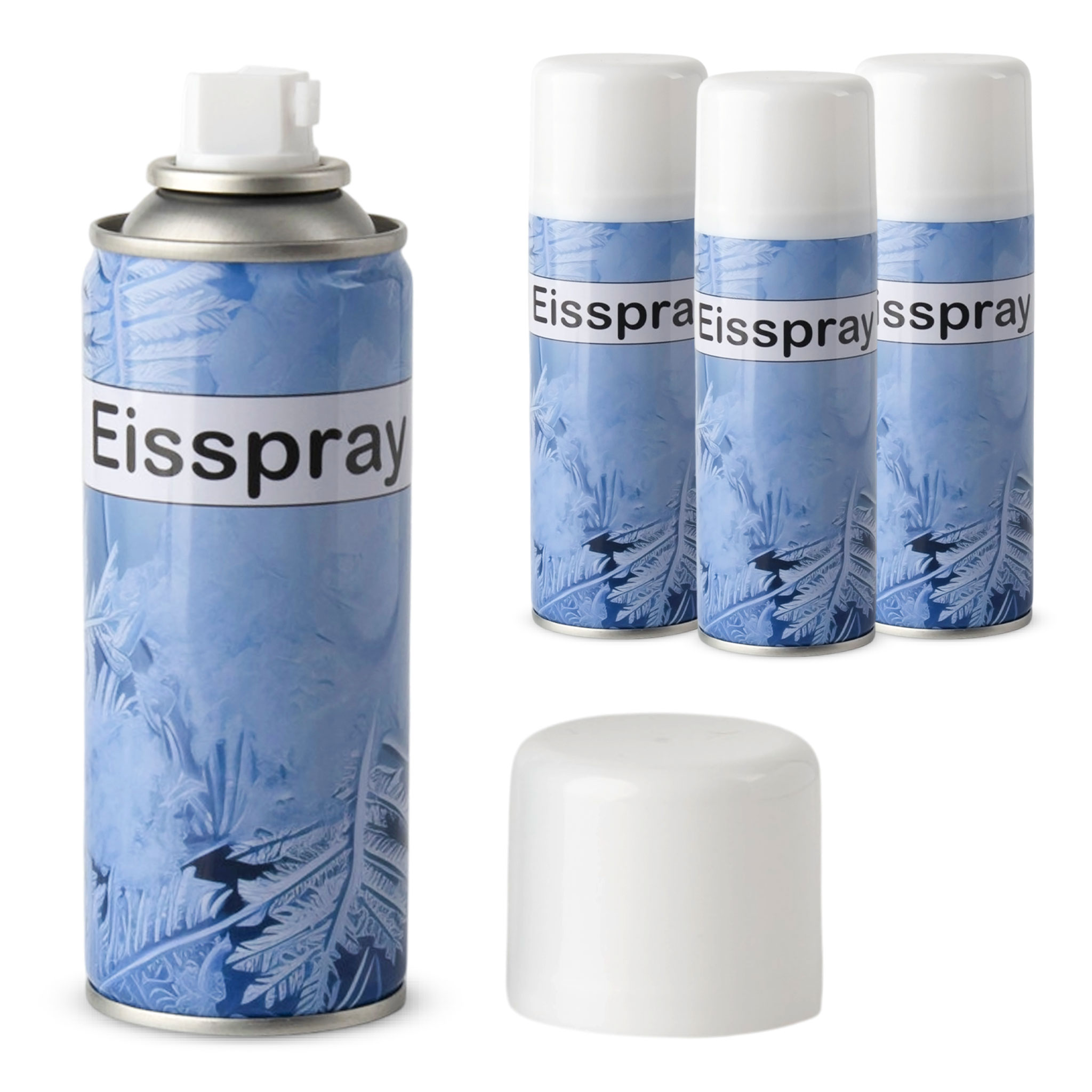 Eisblumen Effektspray Spray 150 ml Dose - 4er Set - Deko Eiskristalle zum Sprühen