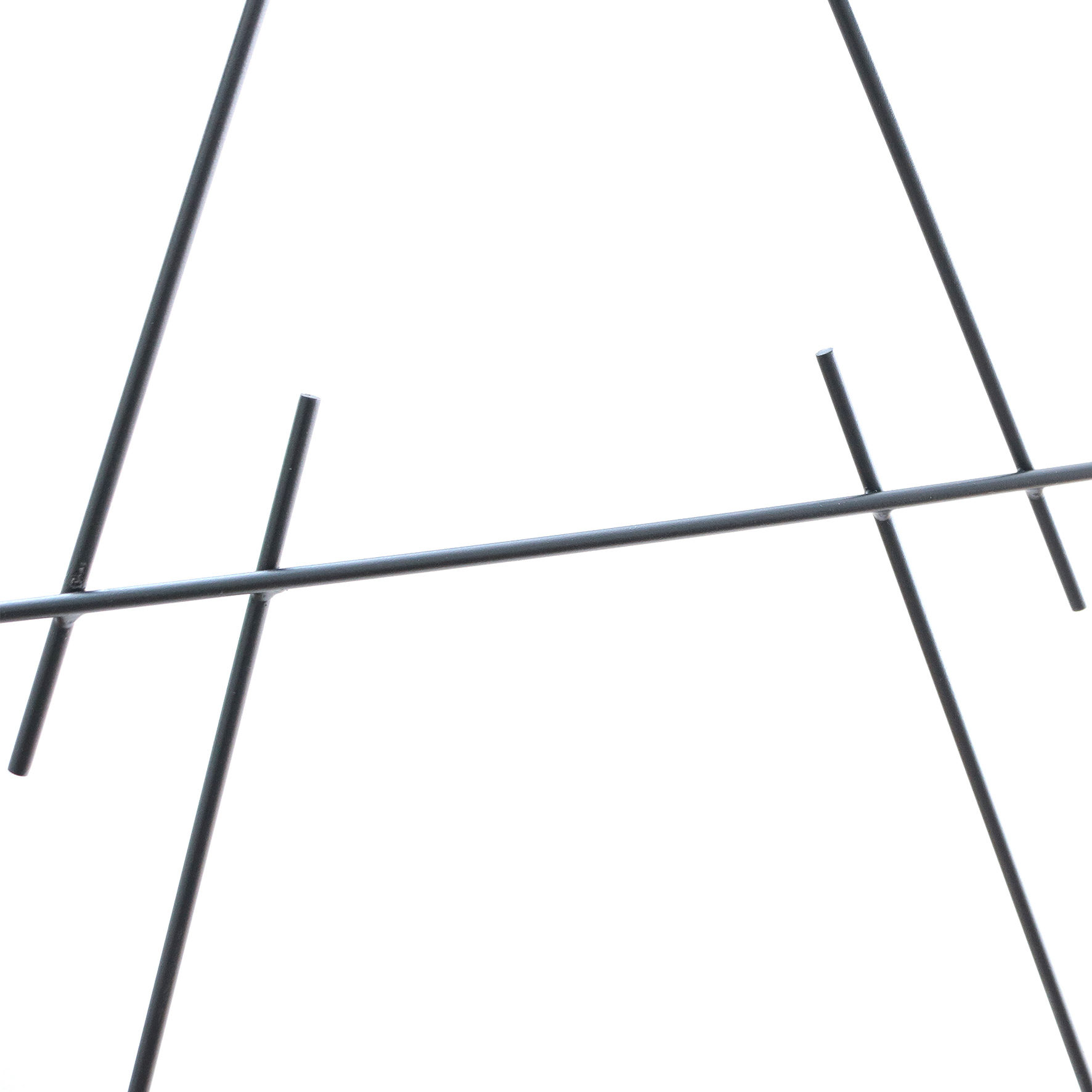 Design Metall Tannenbaum schwarz - 118 / 148 cm - Deko Weihnachts Ständer zum Beschmücken