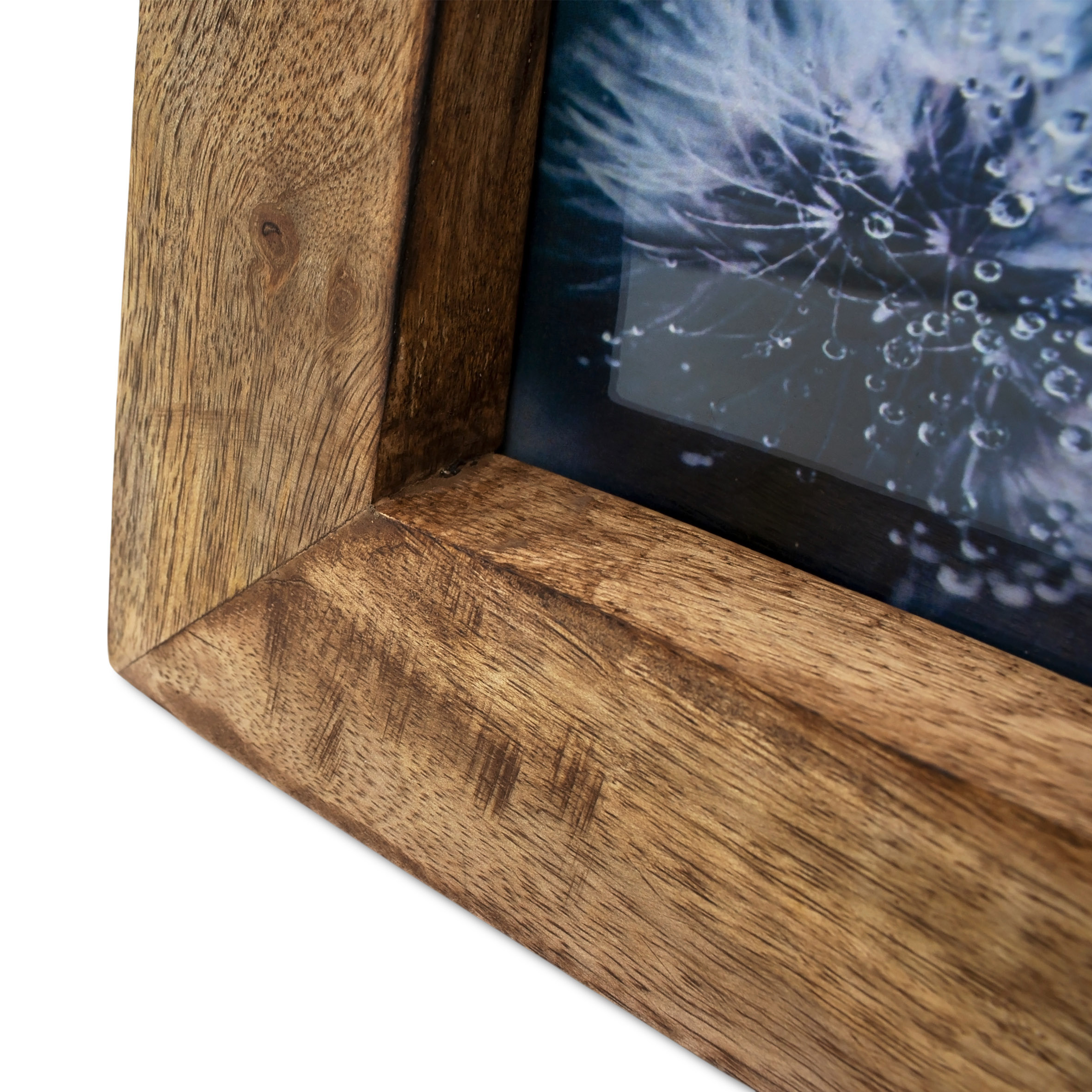 Mango Fotorahmen zum Stellen und Hängen - für 10 x 15 cm - Holz Bilderrahmen rechteckig für Hochformat Fotos