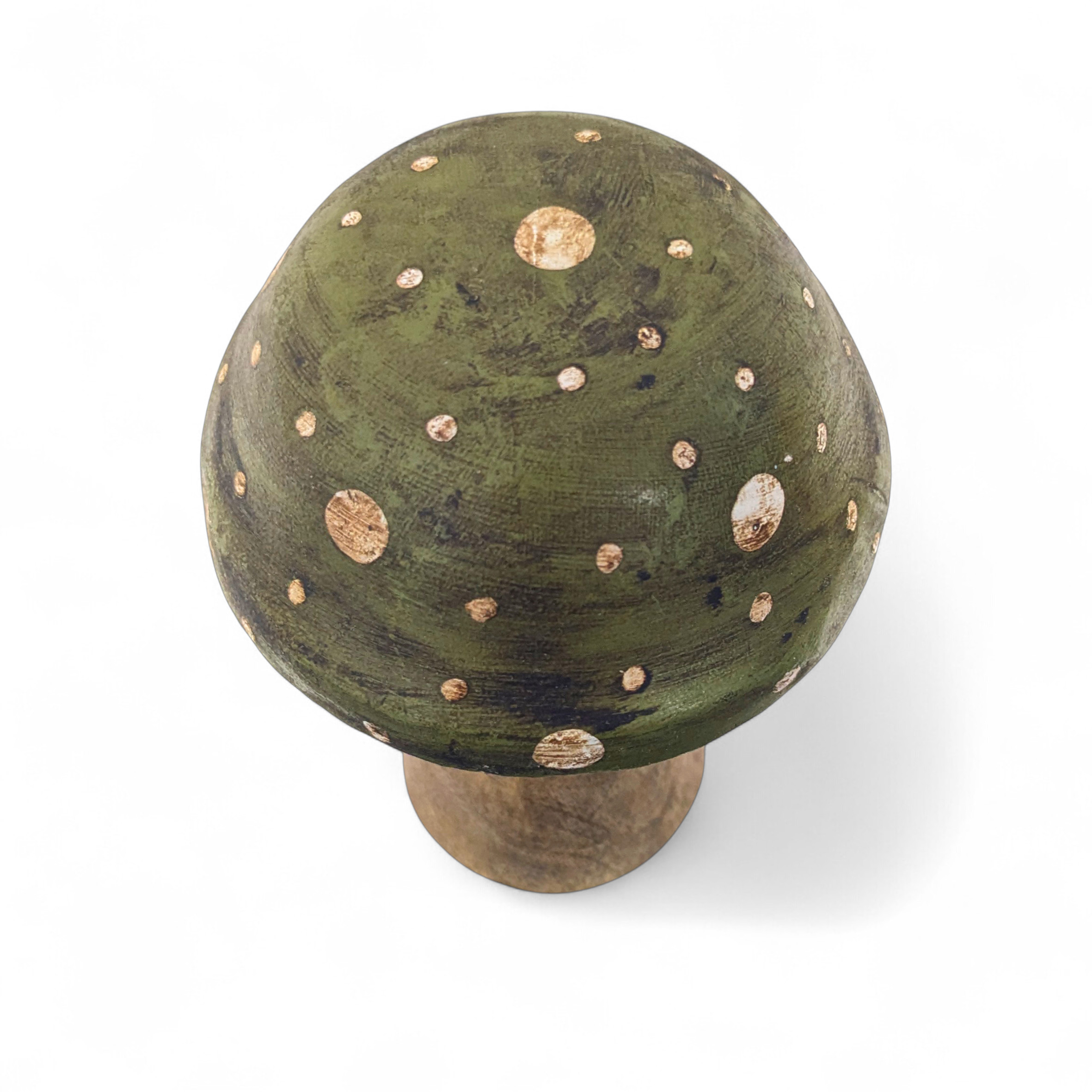 Mangoholz Deko Pilze zum Hinstellen 12 cm - 2er Set - Holz Fliegenpilze Figur zur Herbst Dekoration
