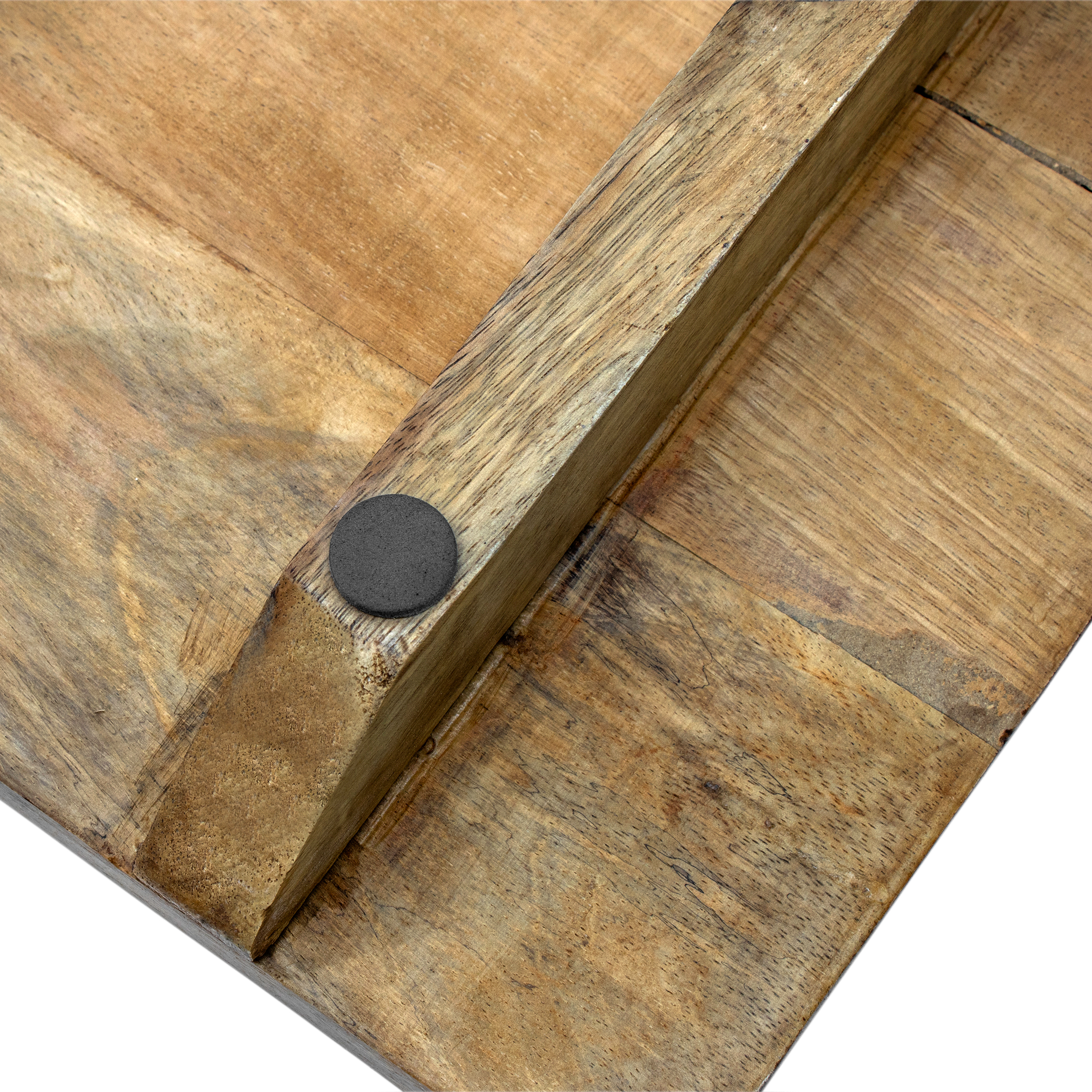 XXL Mango Servierbrett natur mit Griff - 100 x 30 cm - Holz Tapas Brett groß mit Standfuß