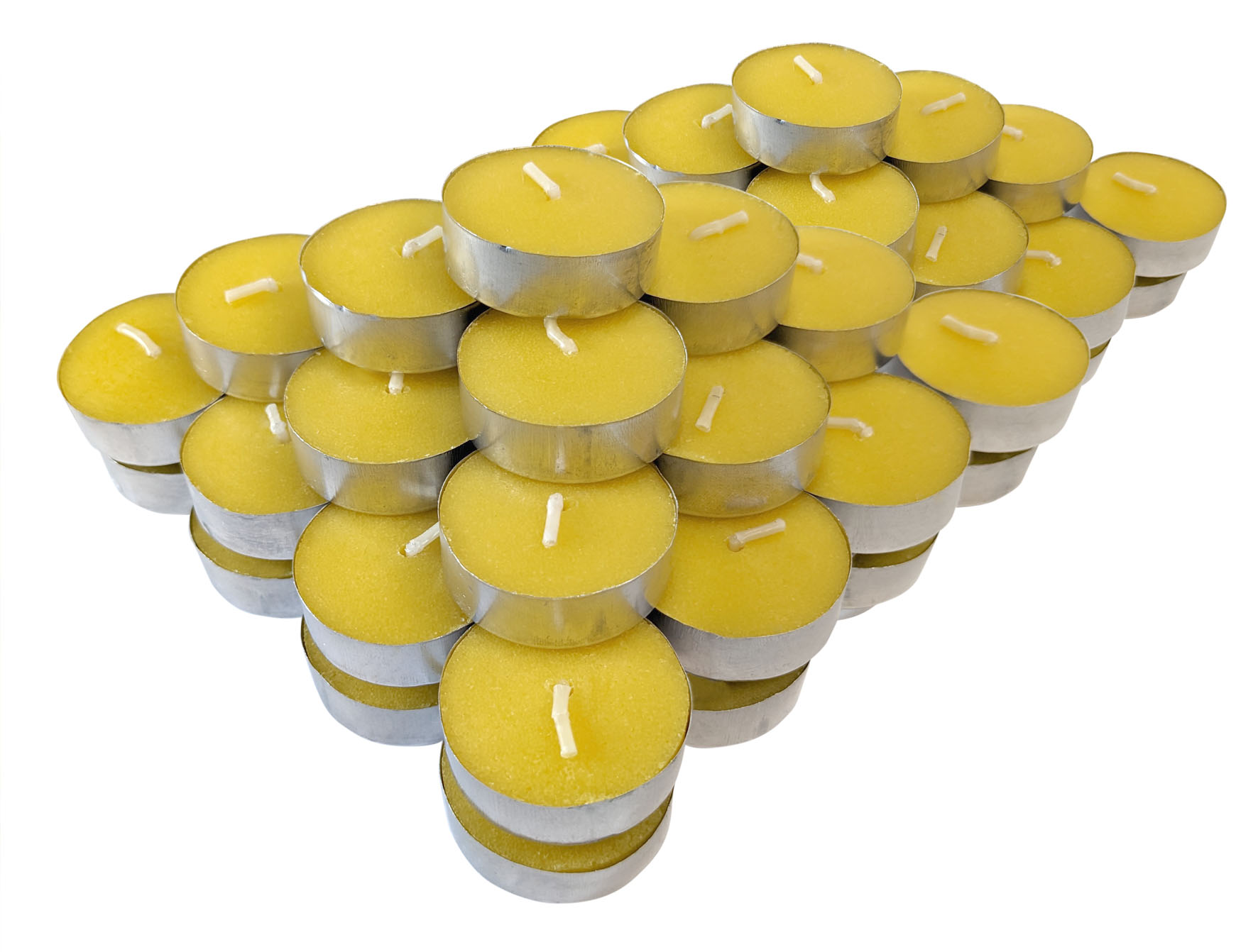 Citronella Duft Teelicht - 80er Pack - Zitronen Duftkerze gegen Mücken