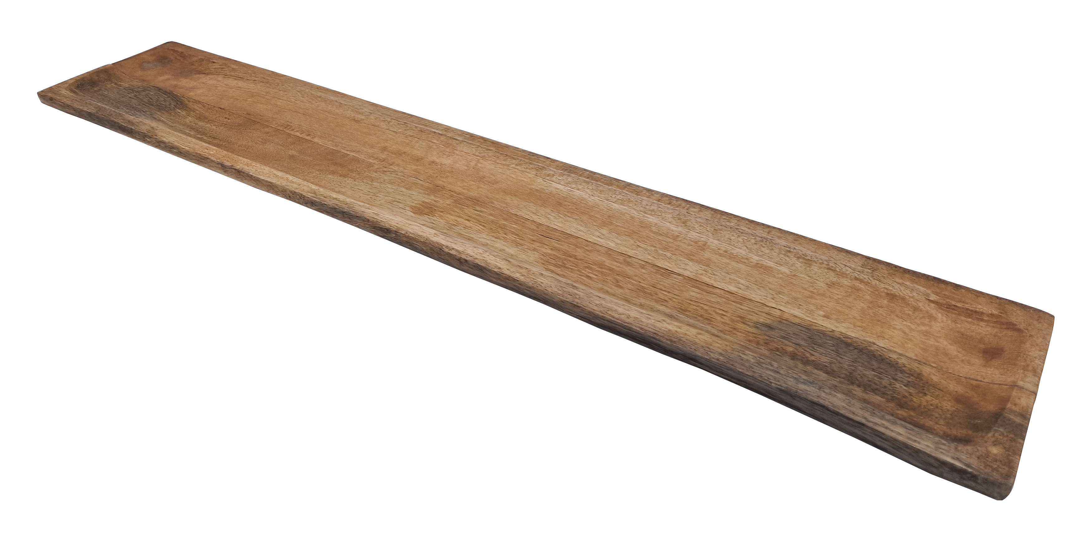 Mango Servierplatte lebensmittelecht - Größe wählbar - Holz Tablett für Speisen oder Deko
