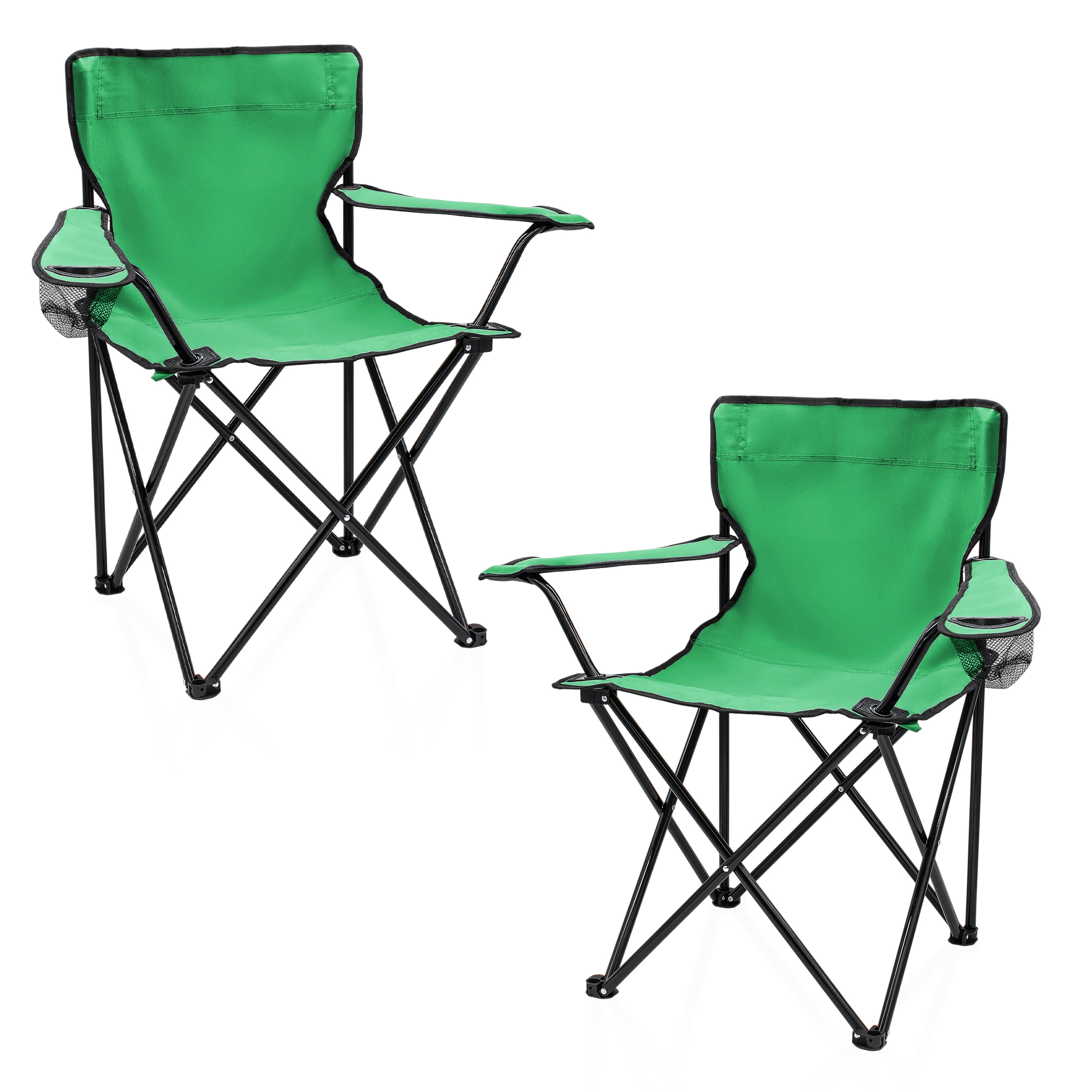 Campingstuhl mit Getränkehalter - 9 verschiedene Farben - Camping Strand und Garten Klappstuhl