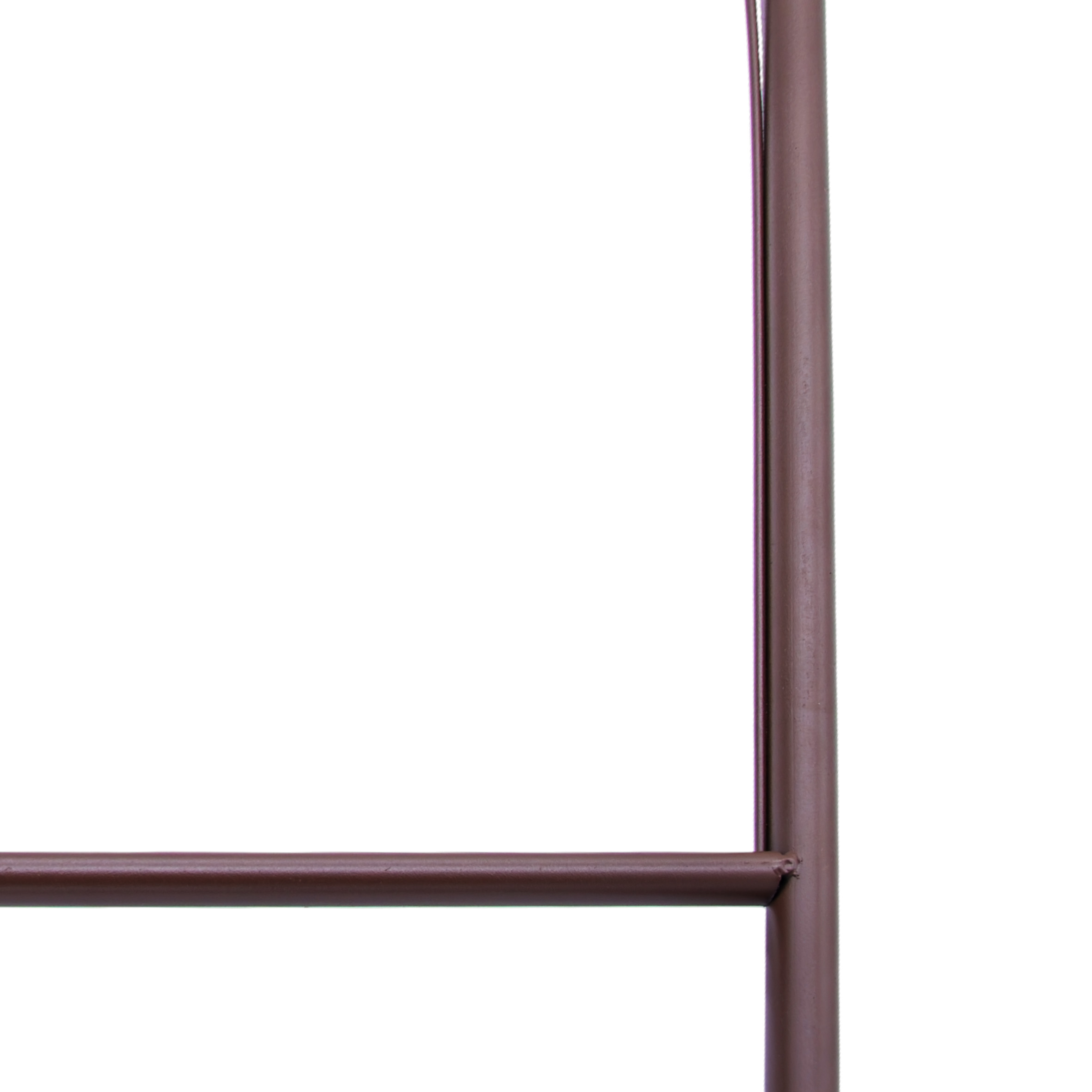 Metall Rosen Pavillon rost braun - 270 x 200 cm - Stahl Rankgitter pulverbeschichtet