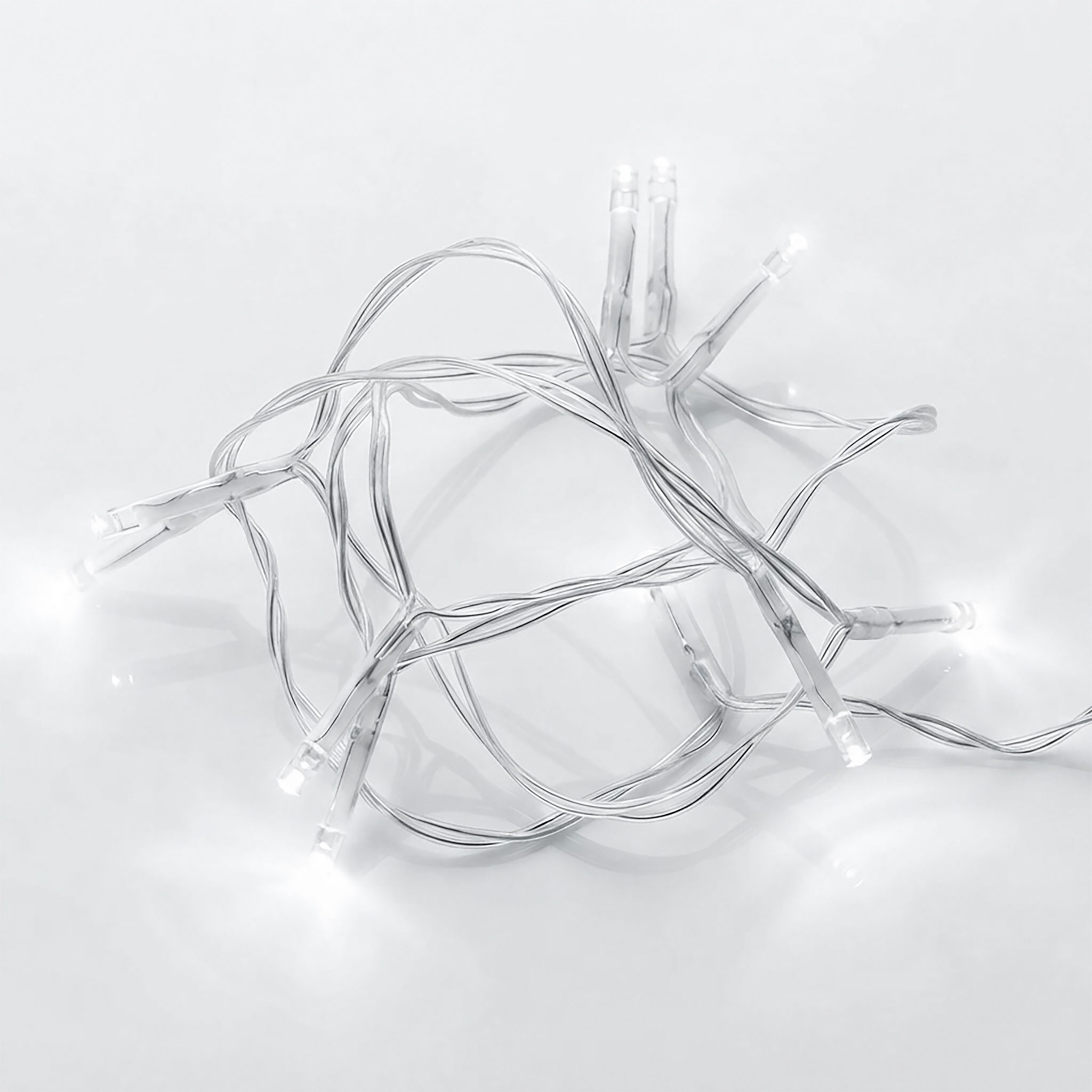 LED Deko Lichterkette für den Innenbereich - warm oder kalt weiß / 10-80 LED - Weihnachts Tischlichterkette
