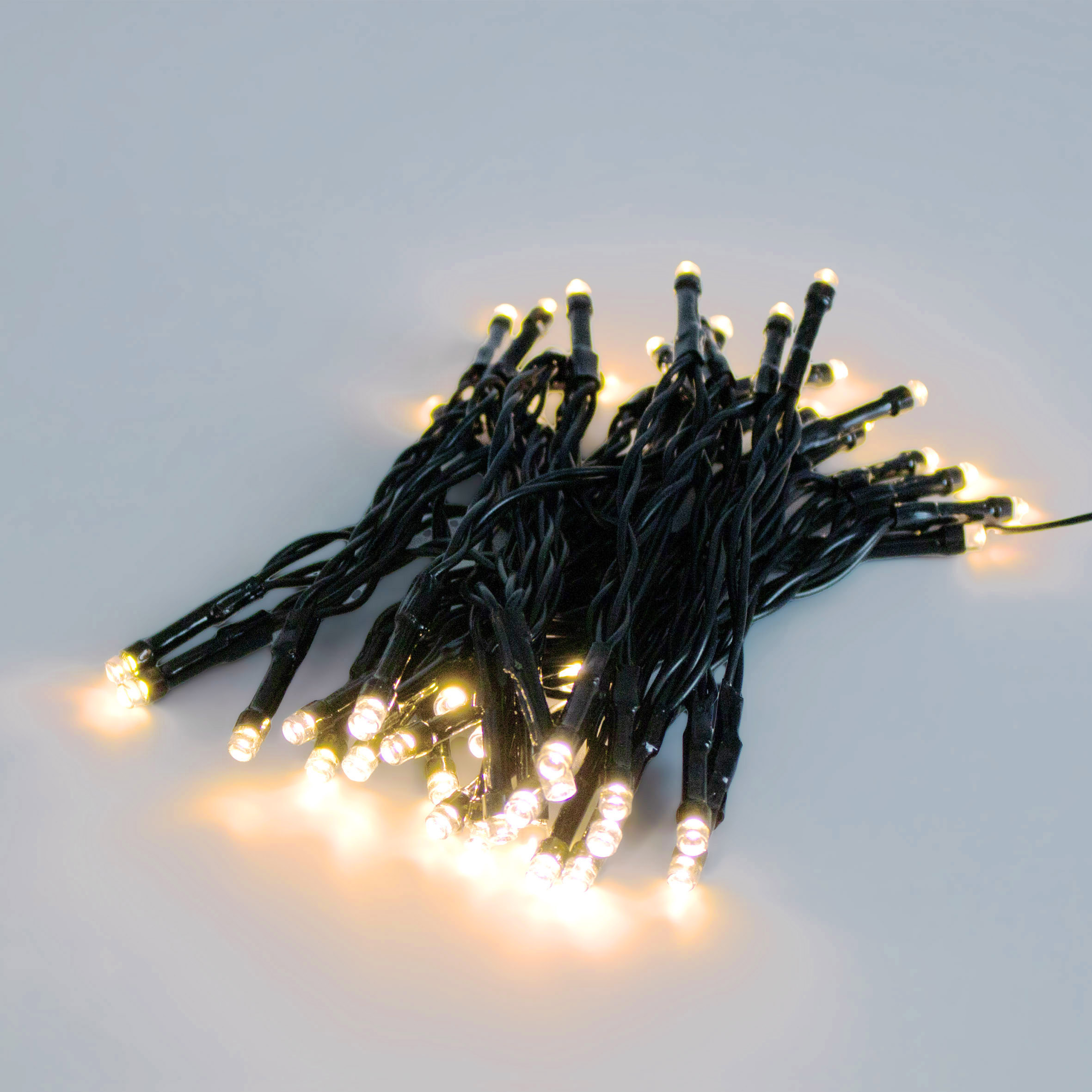Akku Lichterkette per USB aufladbar bis 10 Tage Leuchtdauer mit Timer