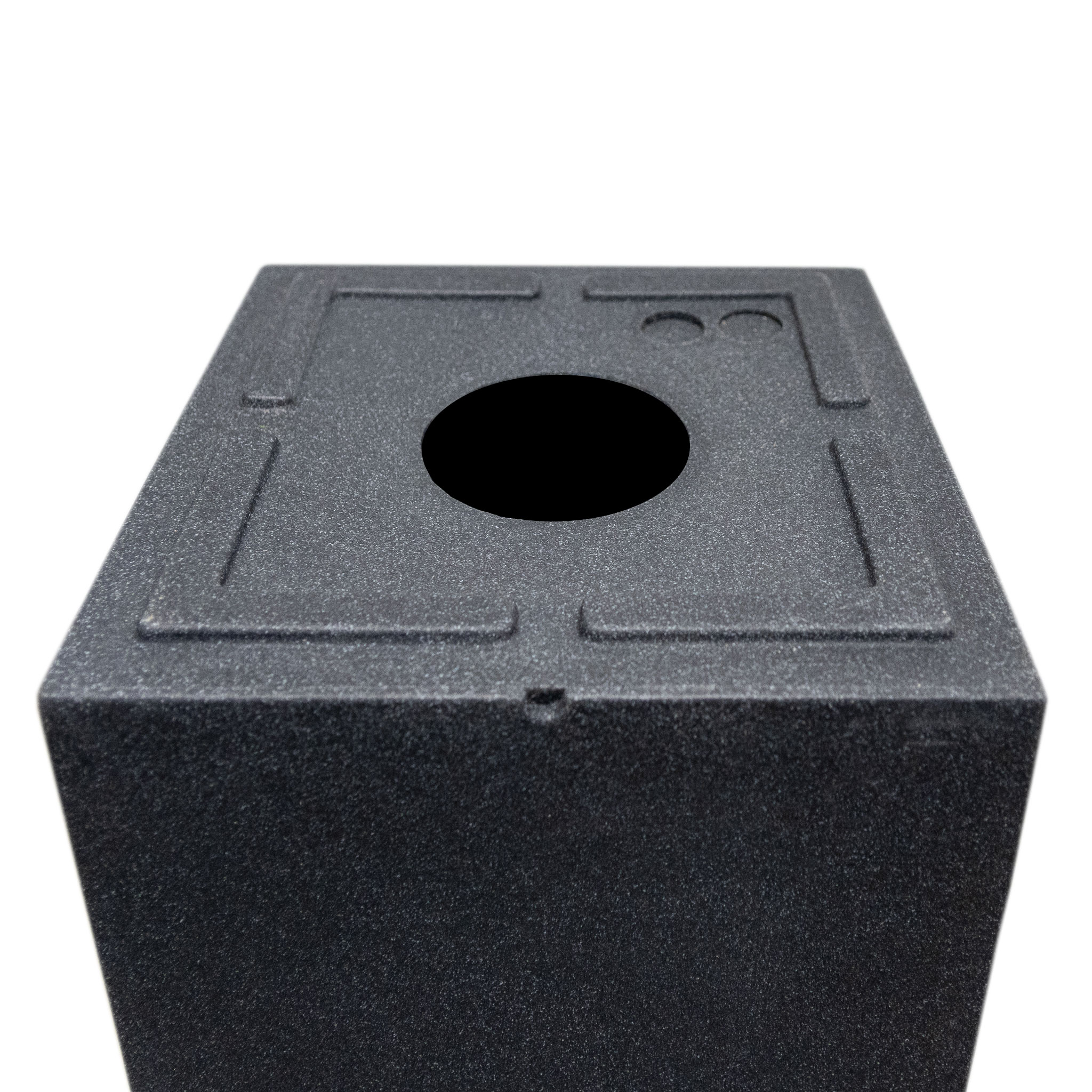 Kunststoff Pflanzsäule in anthrazit ca. 80 cm x 30 cm x 30 cm