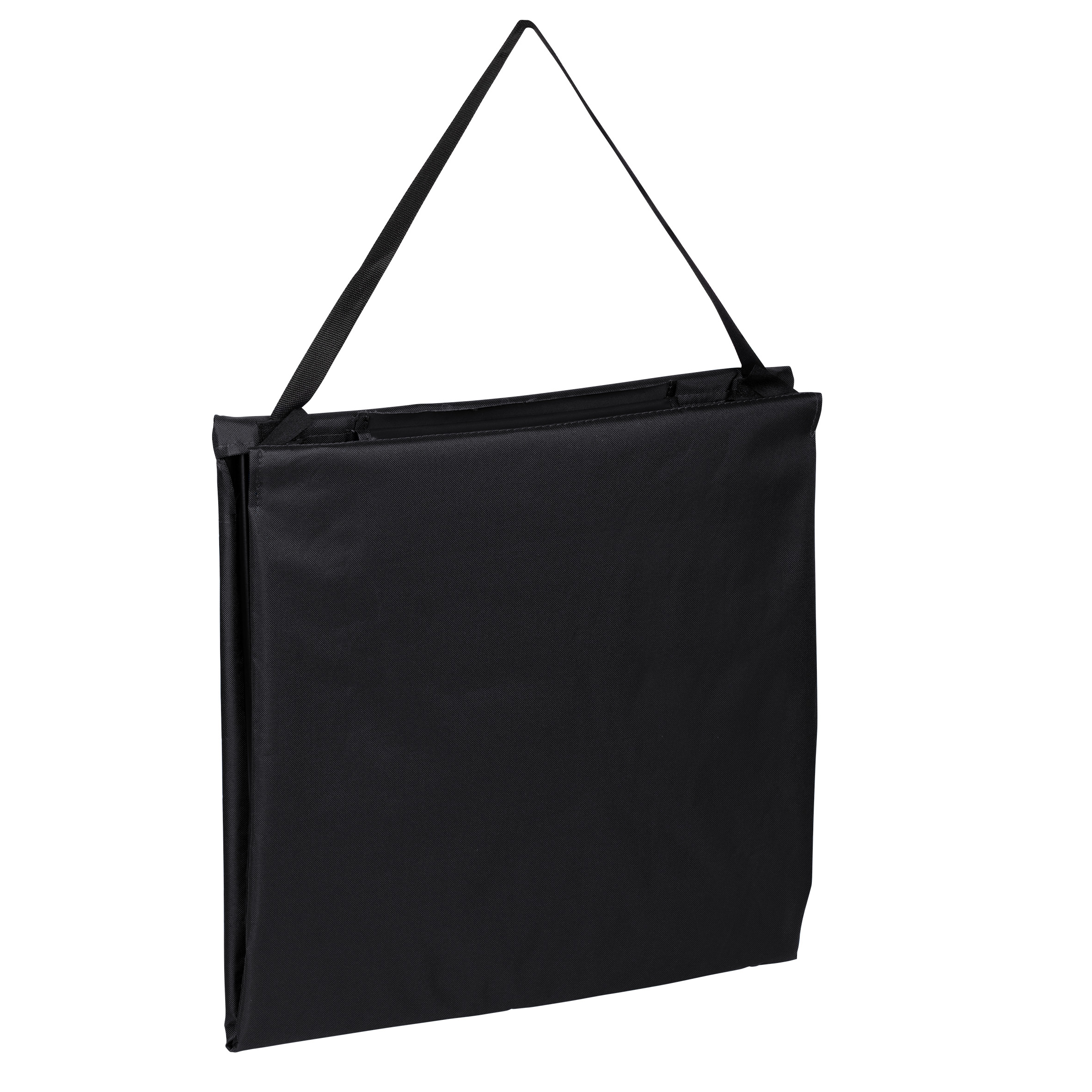 Strandmatte 2er Set klappbar mit verstellbarer Rückenlehne - schwarz - Liegematte faltbar 145 x 48 cm mit Kopfkissen