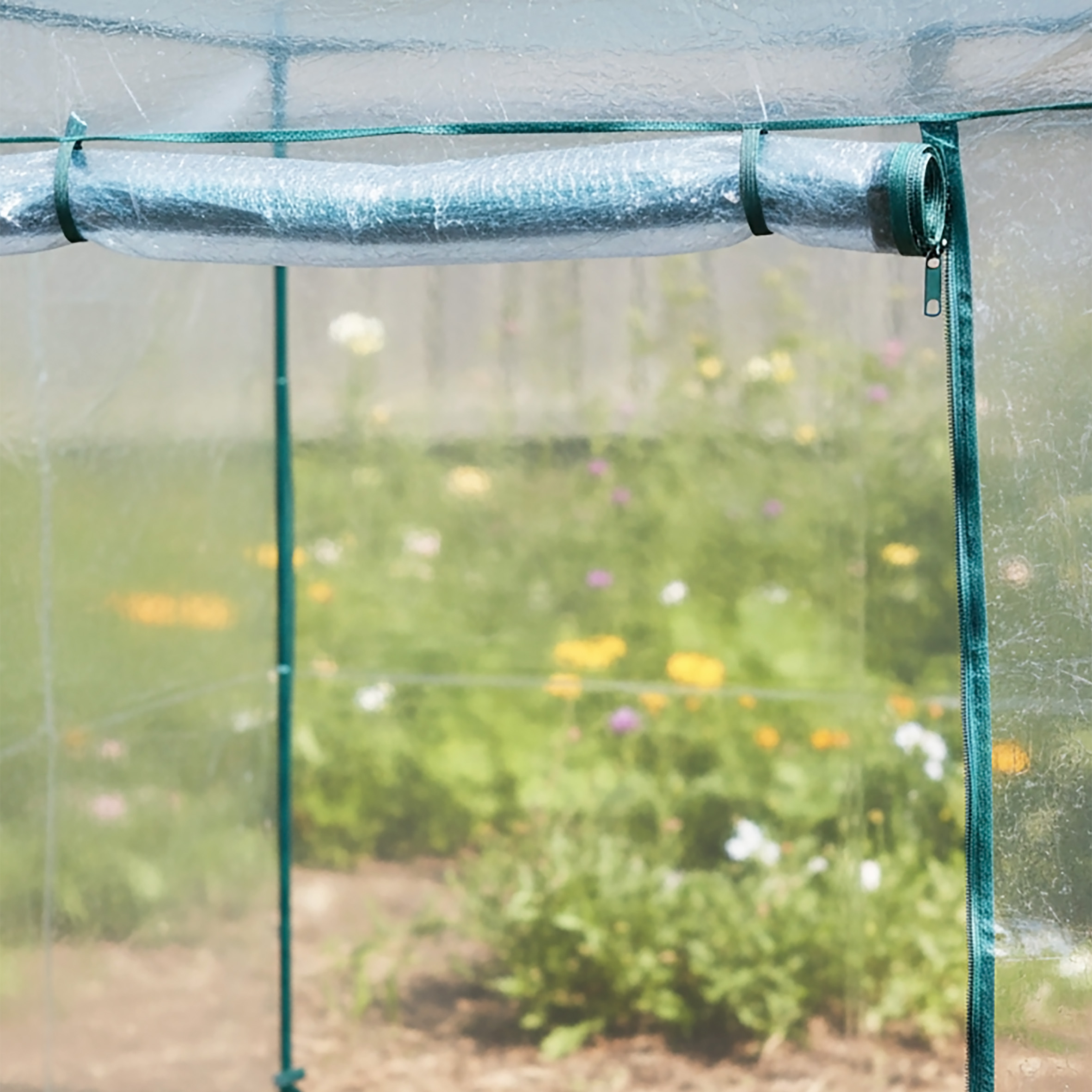 Foliengewächshaus transparent mit Stecksystem - 170 x 80 cm - Garten Treibhaus UV-beständig und wetterfest