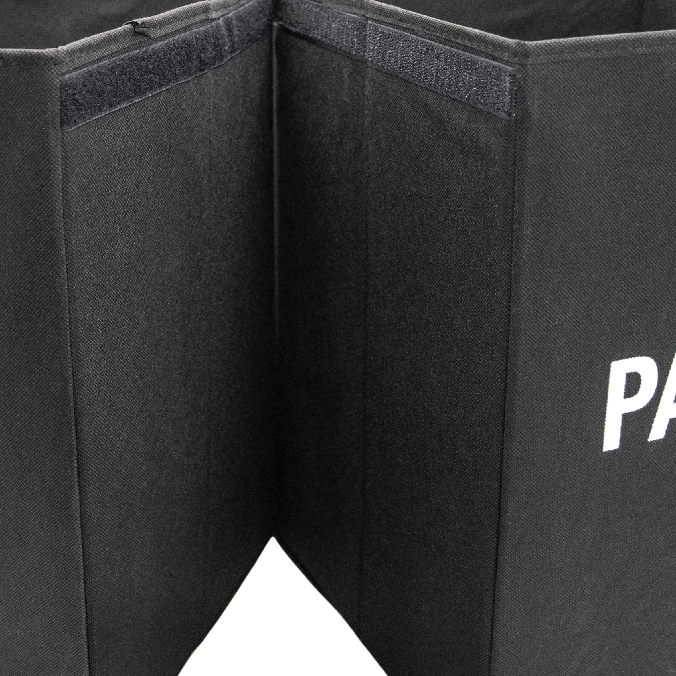 Mülltrennsystem Taschen mit Transportgriffen wiederverwendbar - 3x 38 L - Recycling Behälter Set für Plastik Glas Papier