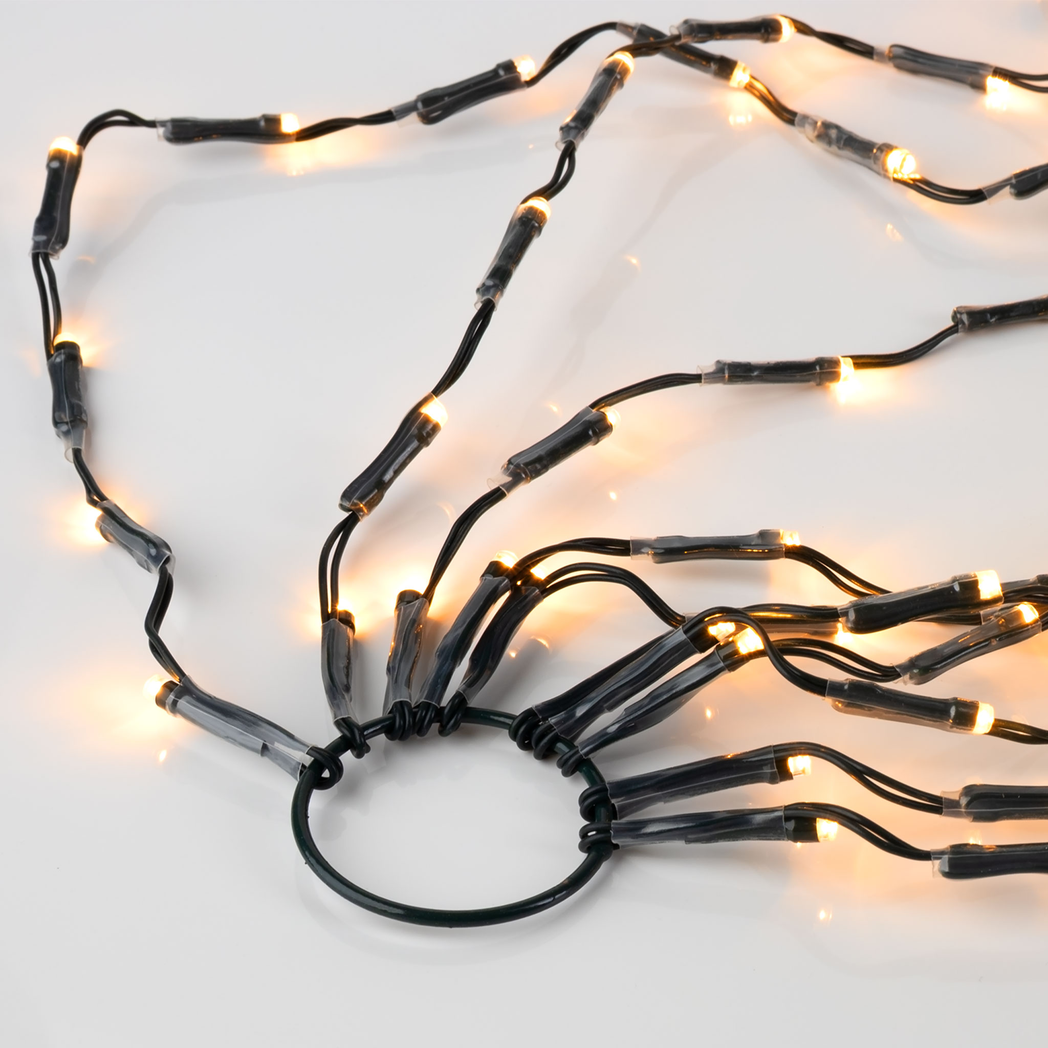 LED Buchsbaum Beleuchtung mit 144 LED warm weiß - 120 cm - Garten Deko Lichtervorhang