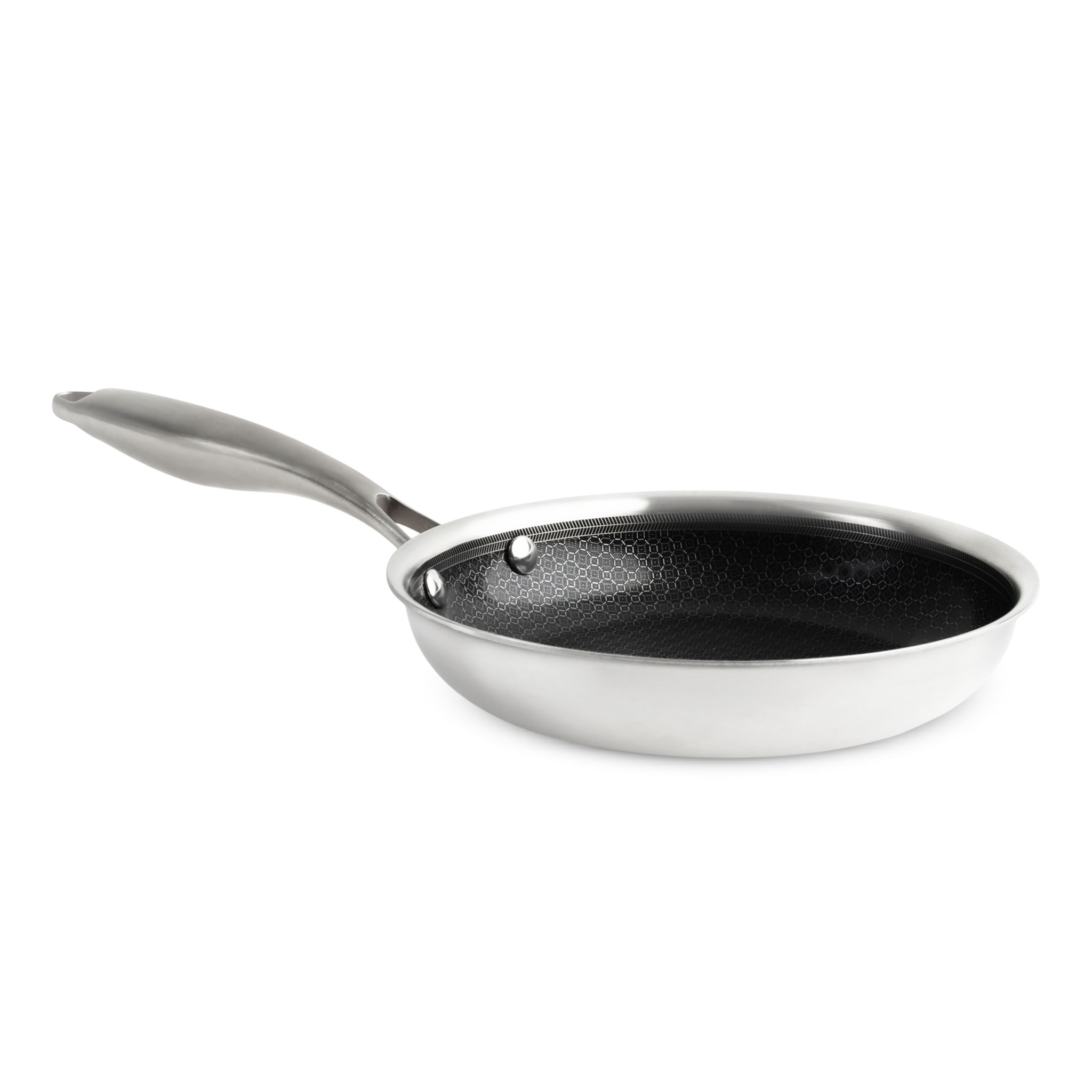Premium Antihaft Induktion Wabenpfanne PFAS-frei - 20 cm - Keramik Bratpfanne kratzfest mit Aluminiumkern