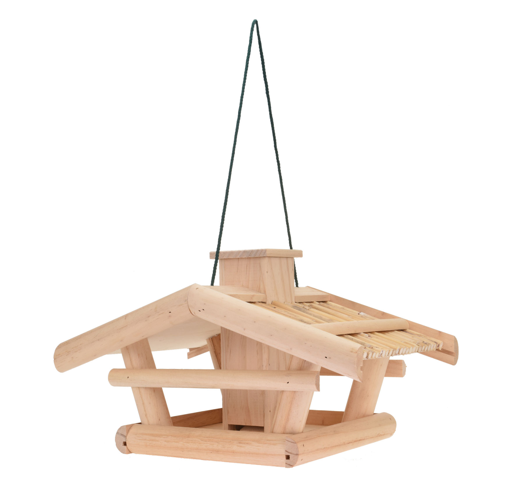 Holz Vogel Futter Haus zum hängen - Vogel Futterstelle Futterstation aufhängen