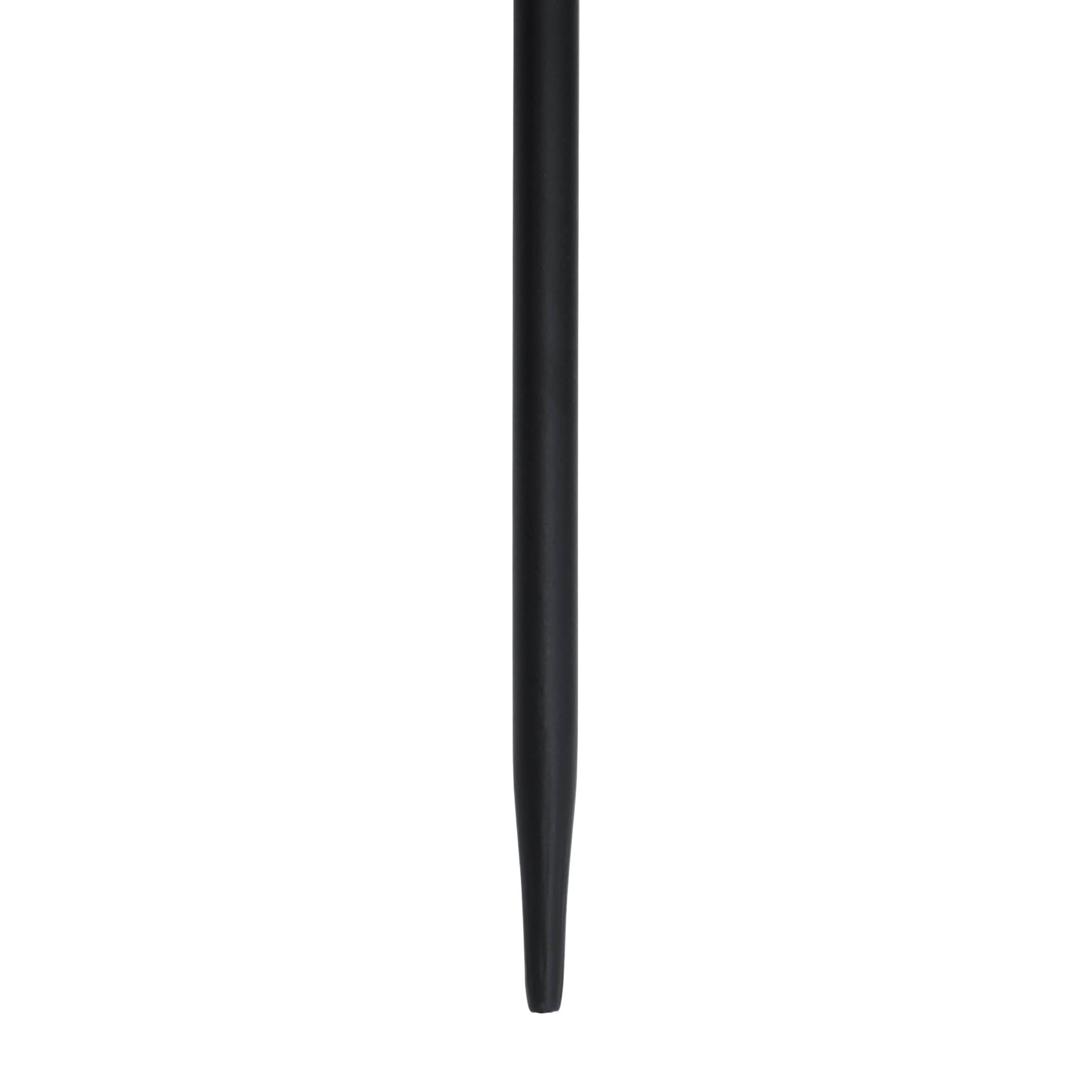 Metall Windlicht Gartenstecker schwarz - H 100 cm - Gartendeko Kerzenhalter mit Erdspieß