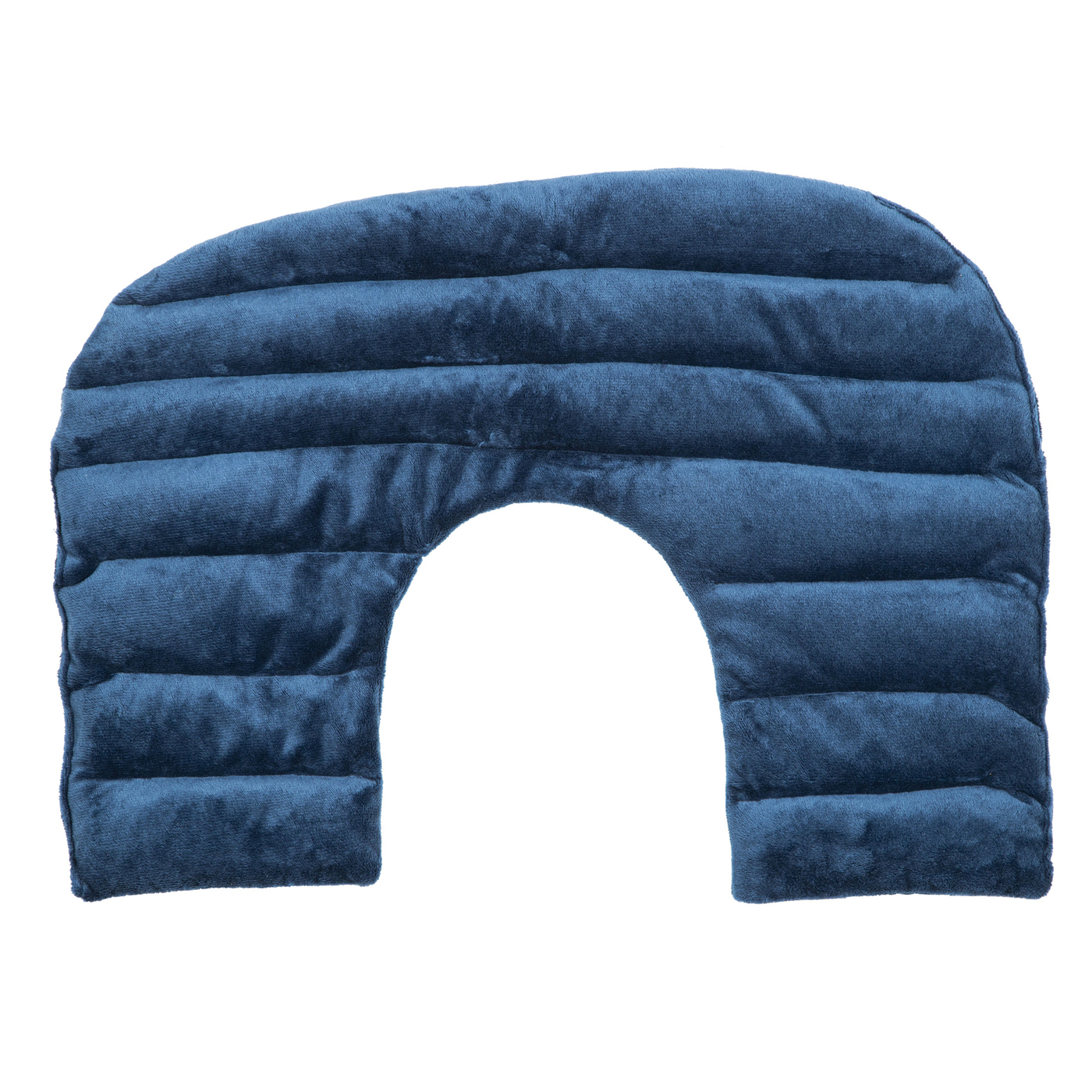 Nacken Wärmekissen in blau - 42 x 30 cm - Körnerkissen für die Mikrowelle