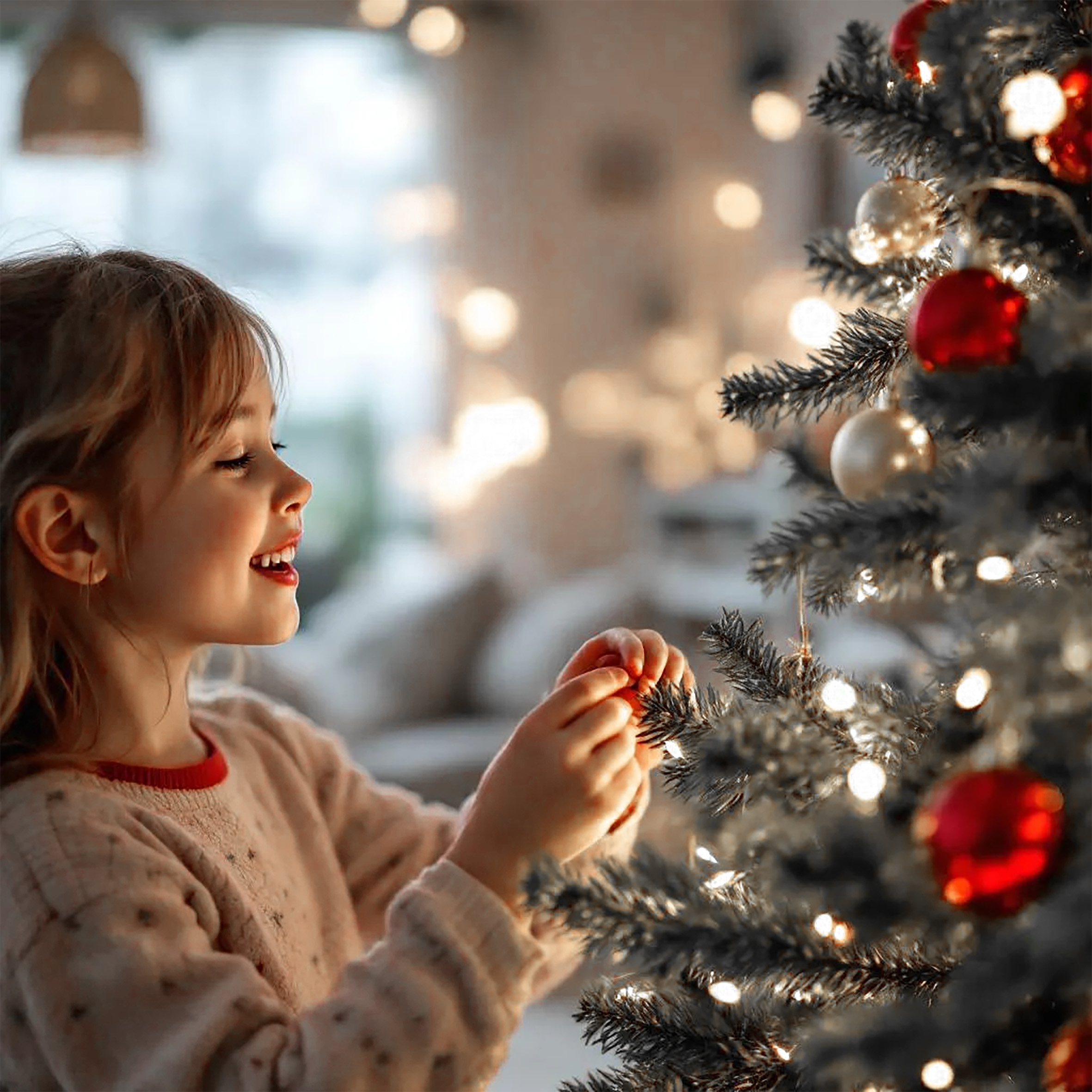 LED Weihnachts Lichterkette kalt weiß - 80 LED - Deko Garten Beleuchtung für Innen und Außen