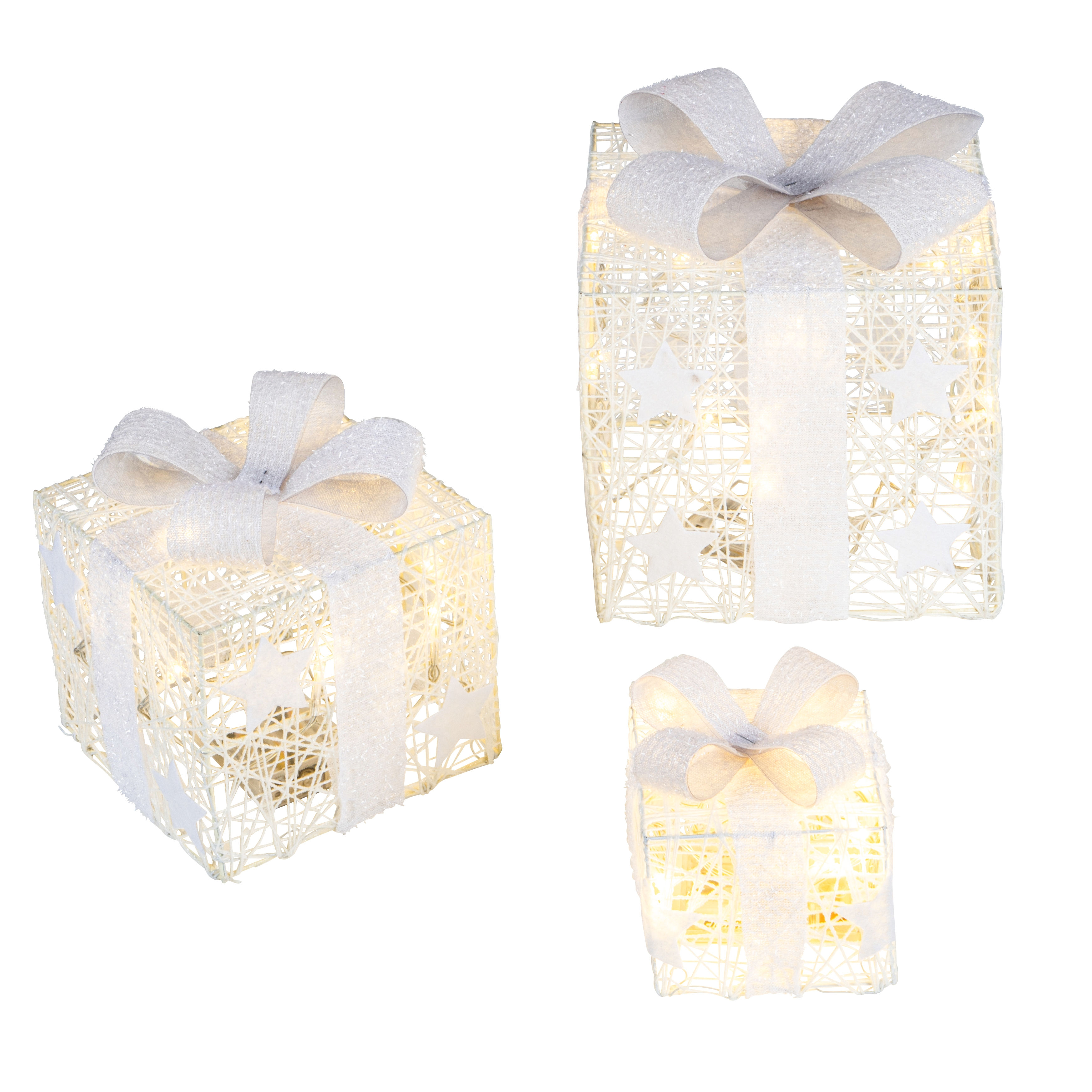 LED Geschenkboxen - Farbe: weiß 002