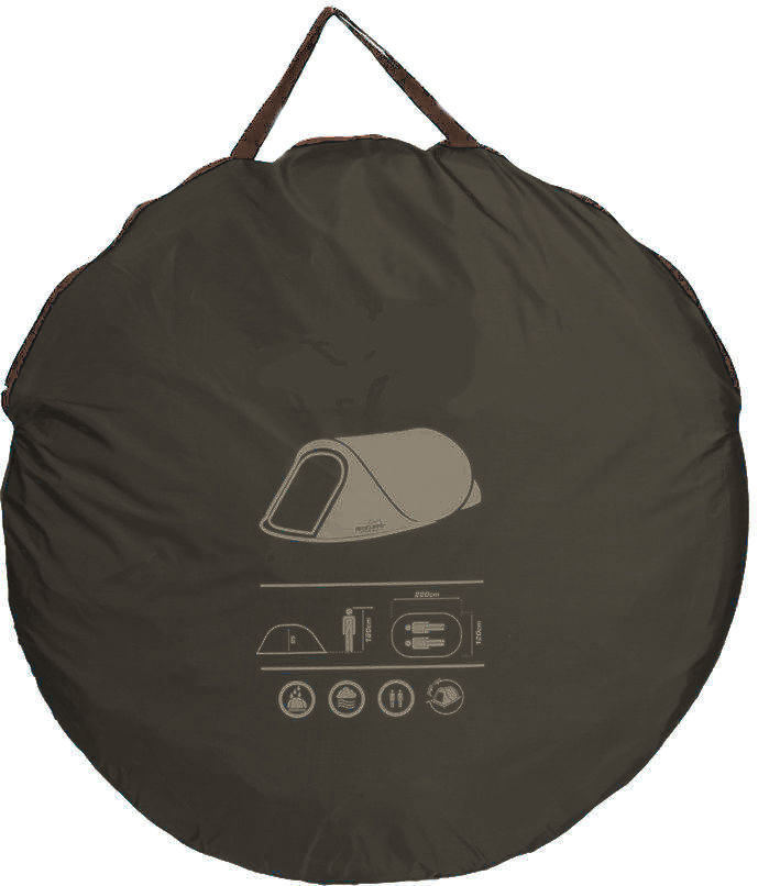Pop Up Wurfzelt - 2 Größen / 3 Farben - Trekking und Camping Zelt 