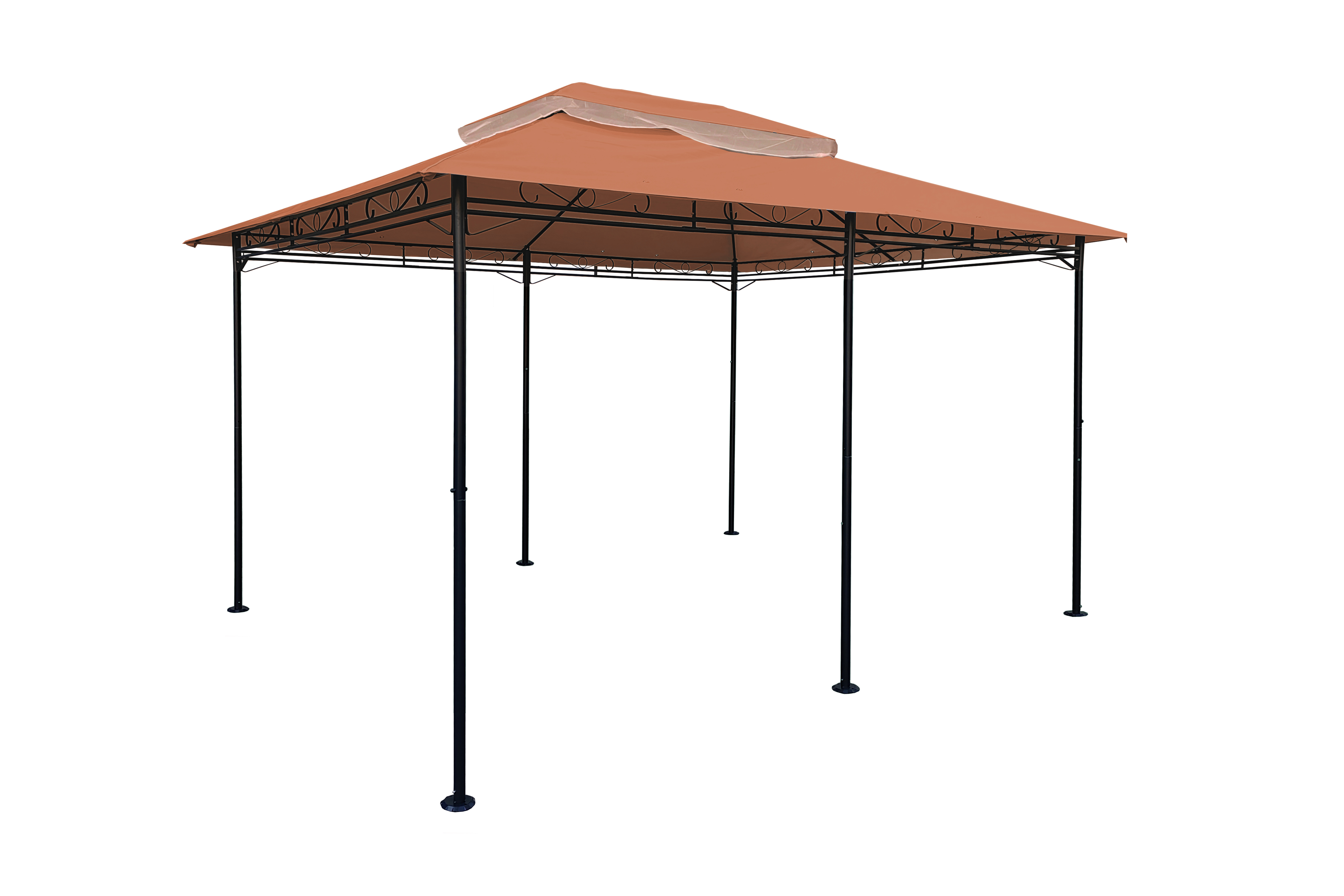 Dach für Pavillon 3x4 m, PVC beschichtet, wasserdicht - Farbe: wählbar