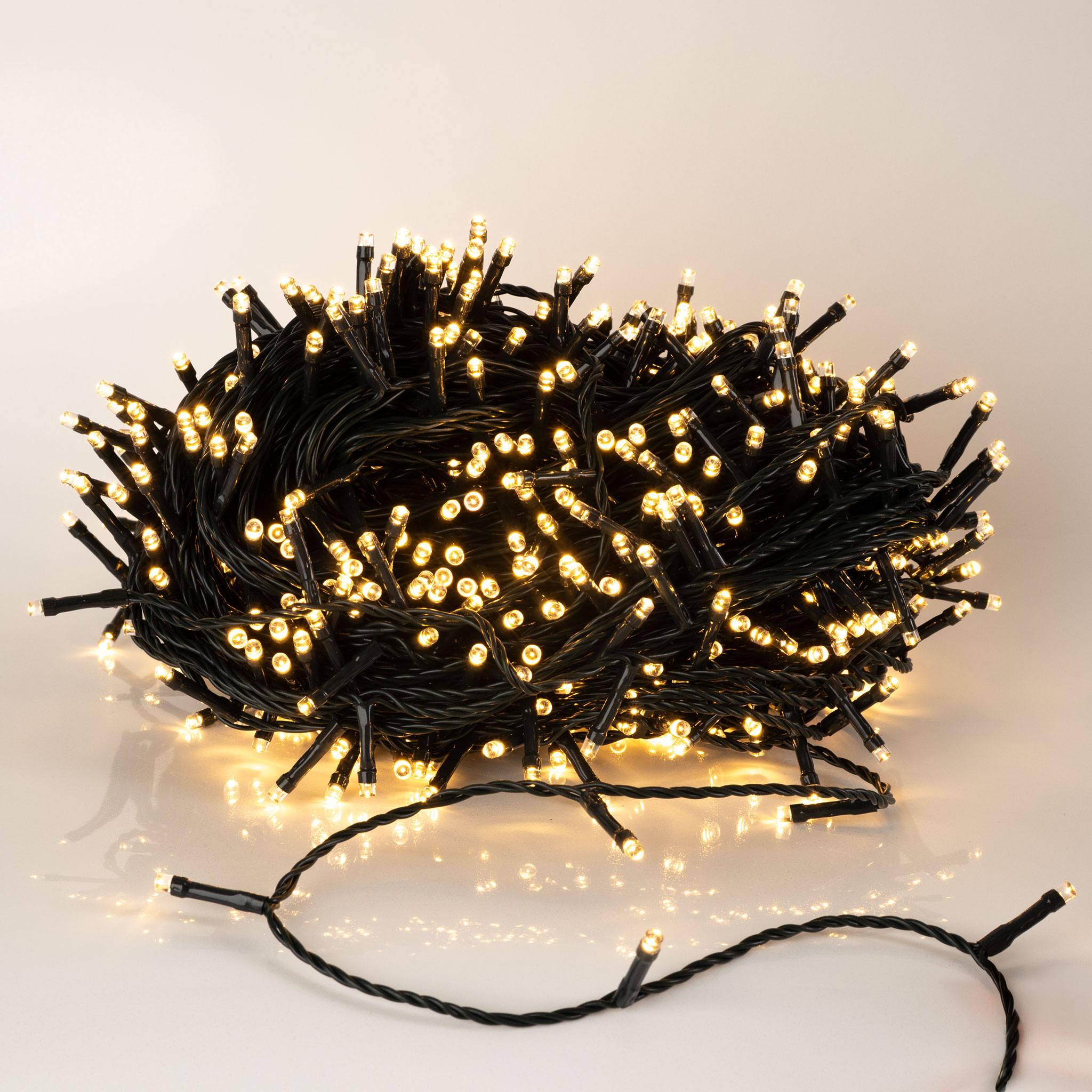 LED Weihnachts Lichterkette warm weiß - 4 Längen - Garten Deko Beleuchtung