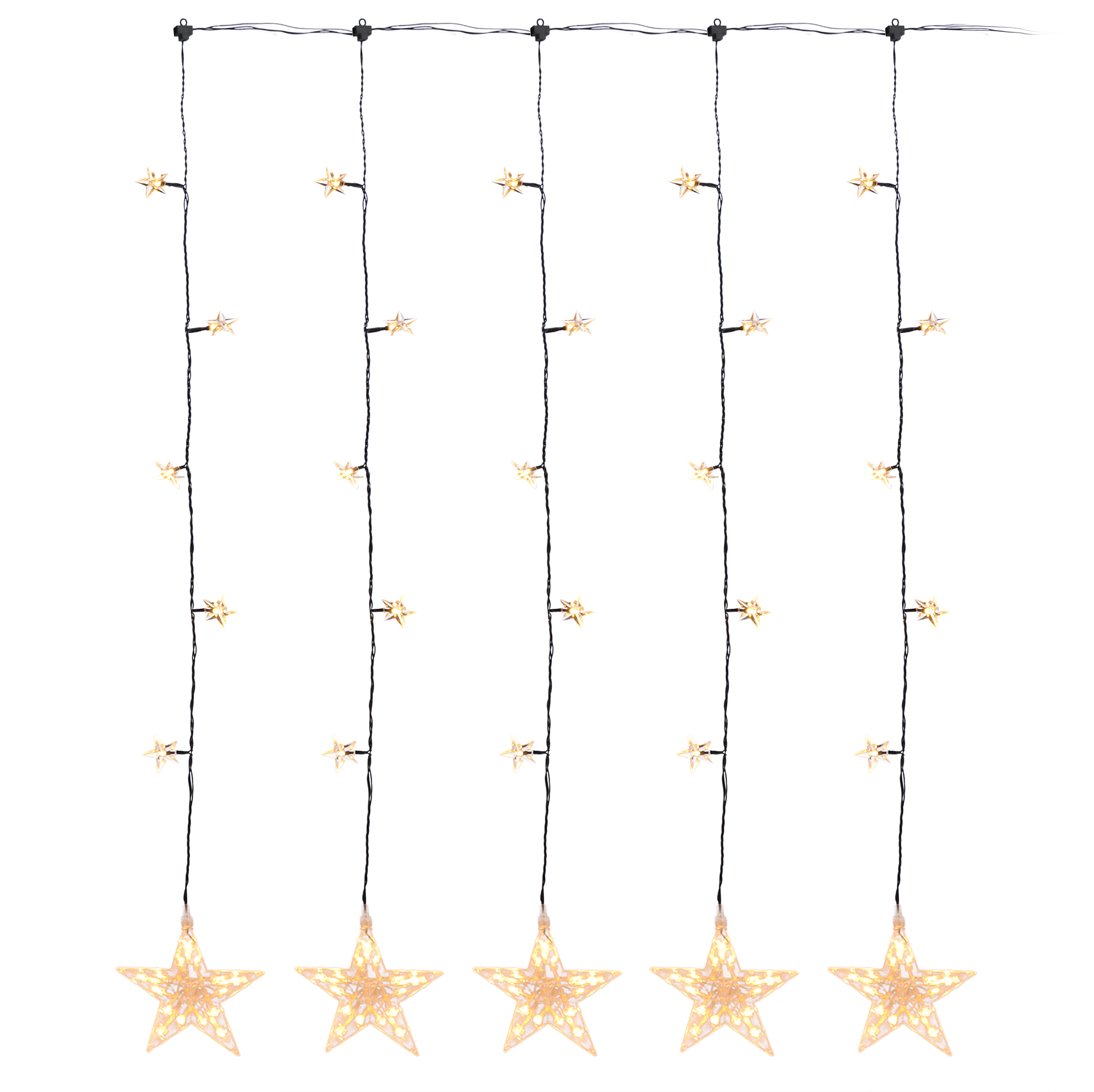 LED Sternenvorhang 105x100 cm - 100 LED