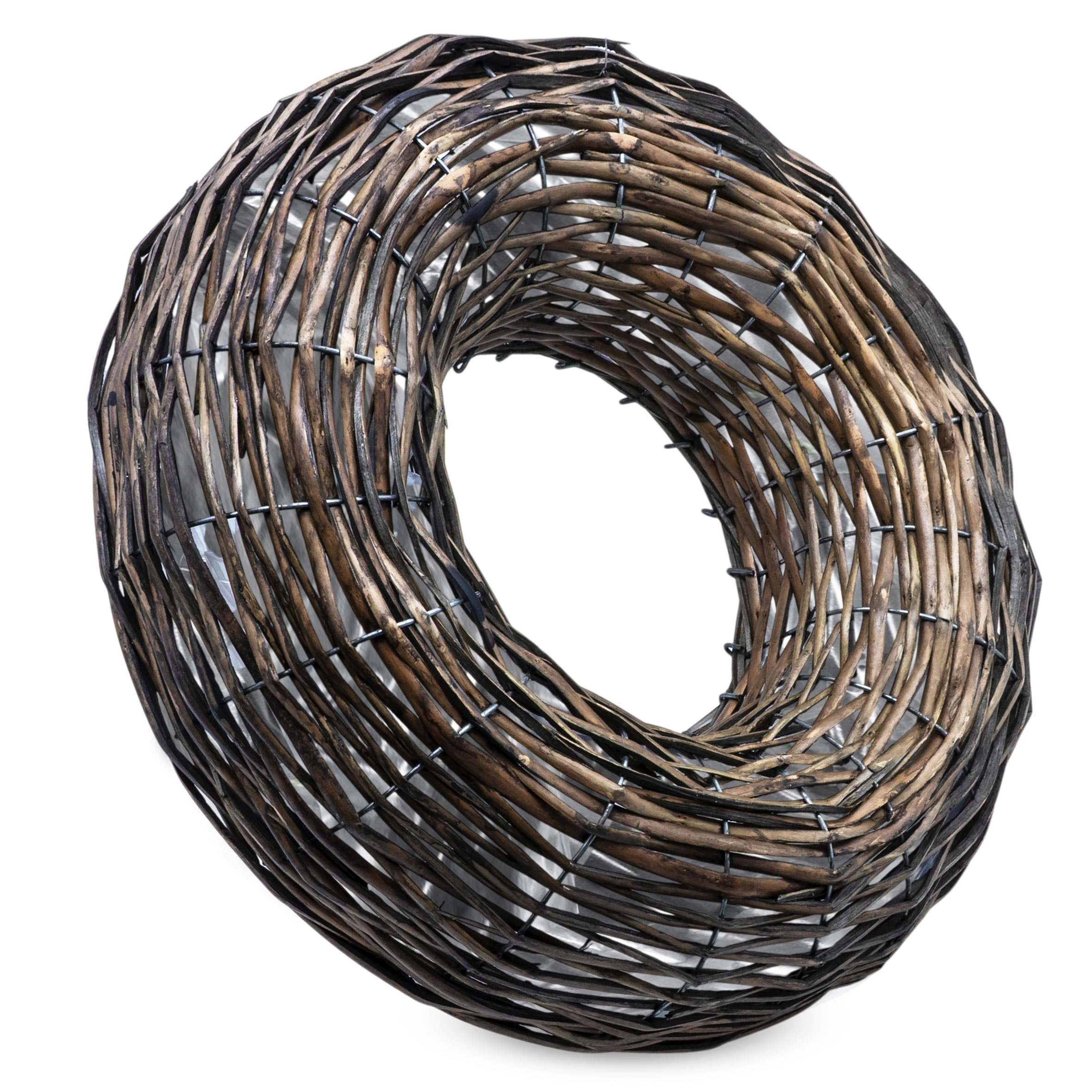 Pflanzring Weide 2er Set natur ca. 45 cm x 11,5 cm und 40 cm x 11,5 cm