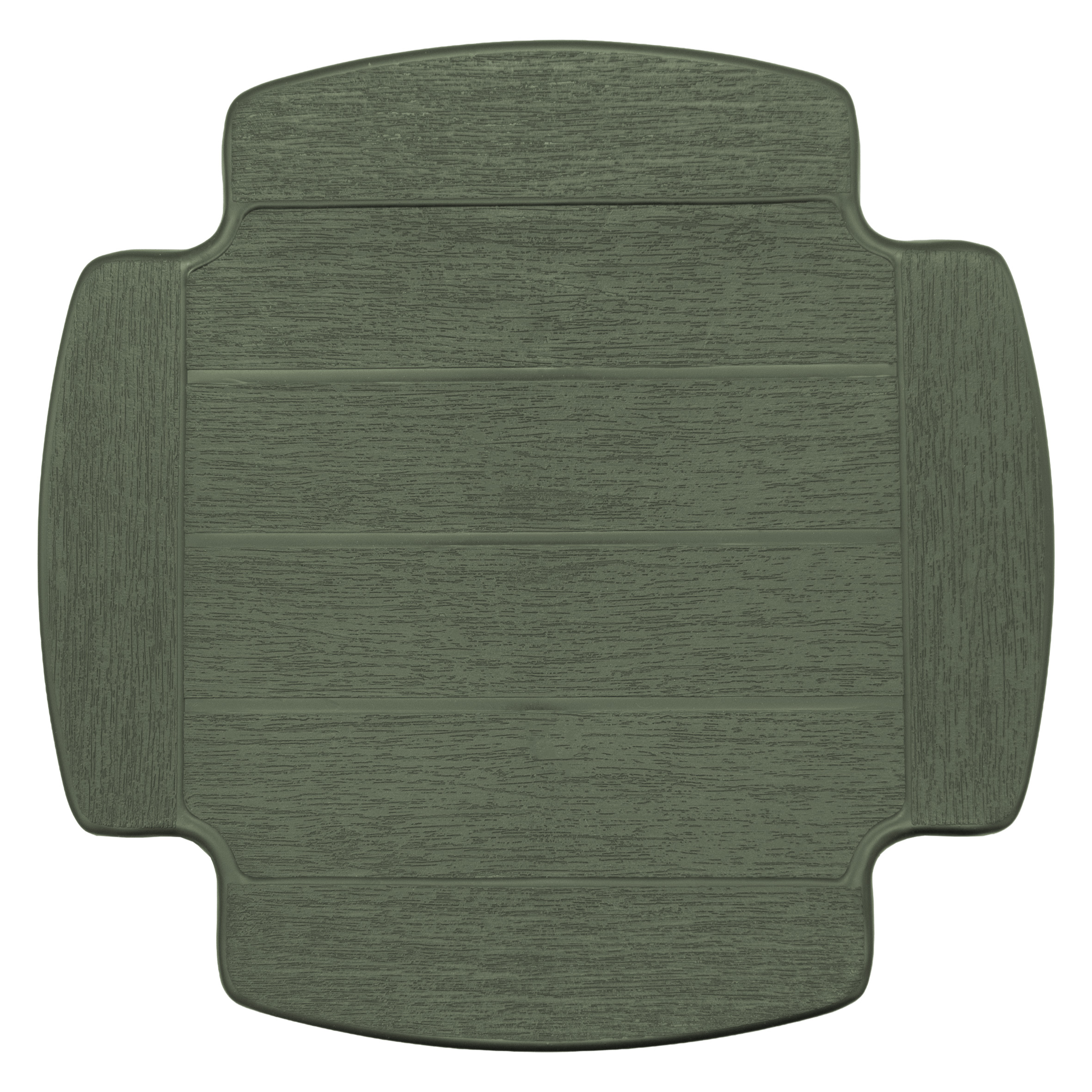 Kunststoff Mehrzweck Hocker 42 x 38 cm - grün - Fußhocker oder Beistelltisch für Garten und Balkon