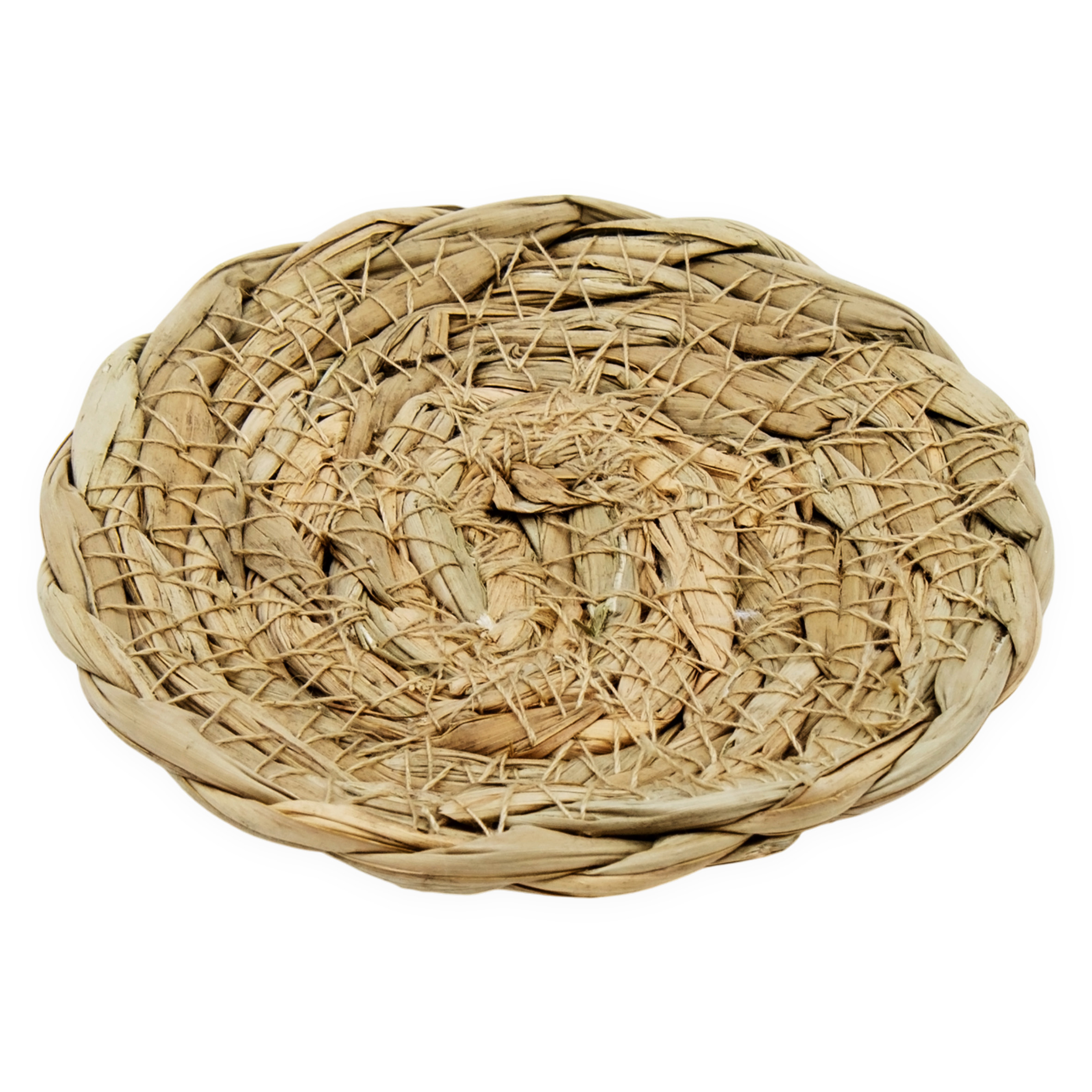 Seegras Glasuntersetzer natur rund - 8er Set - Rattan Untersetzer für Gläser und Tassen