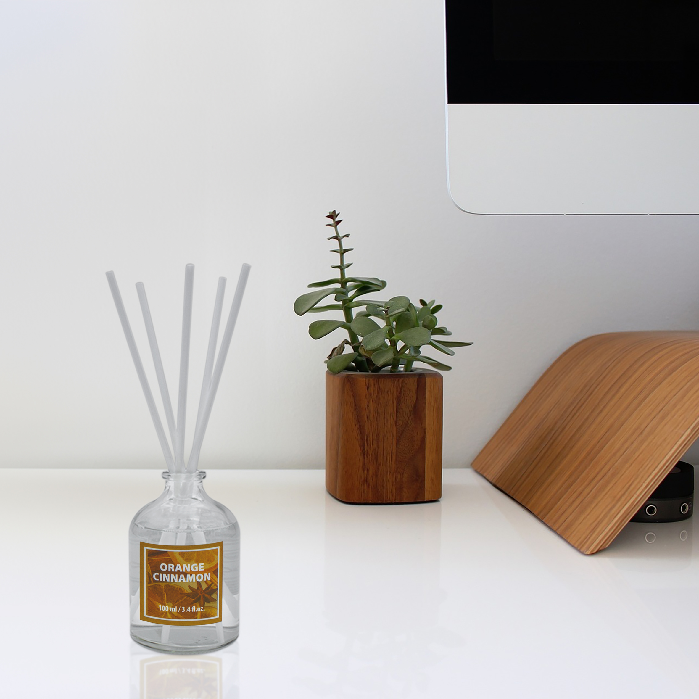 Raumduft mit Diffuser Sticks in 6 verschiedenen Düften - 6er Set - Duftdiffuser 100 ml mit 5 Stäbchen