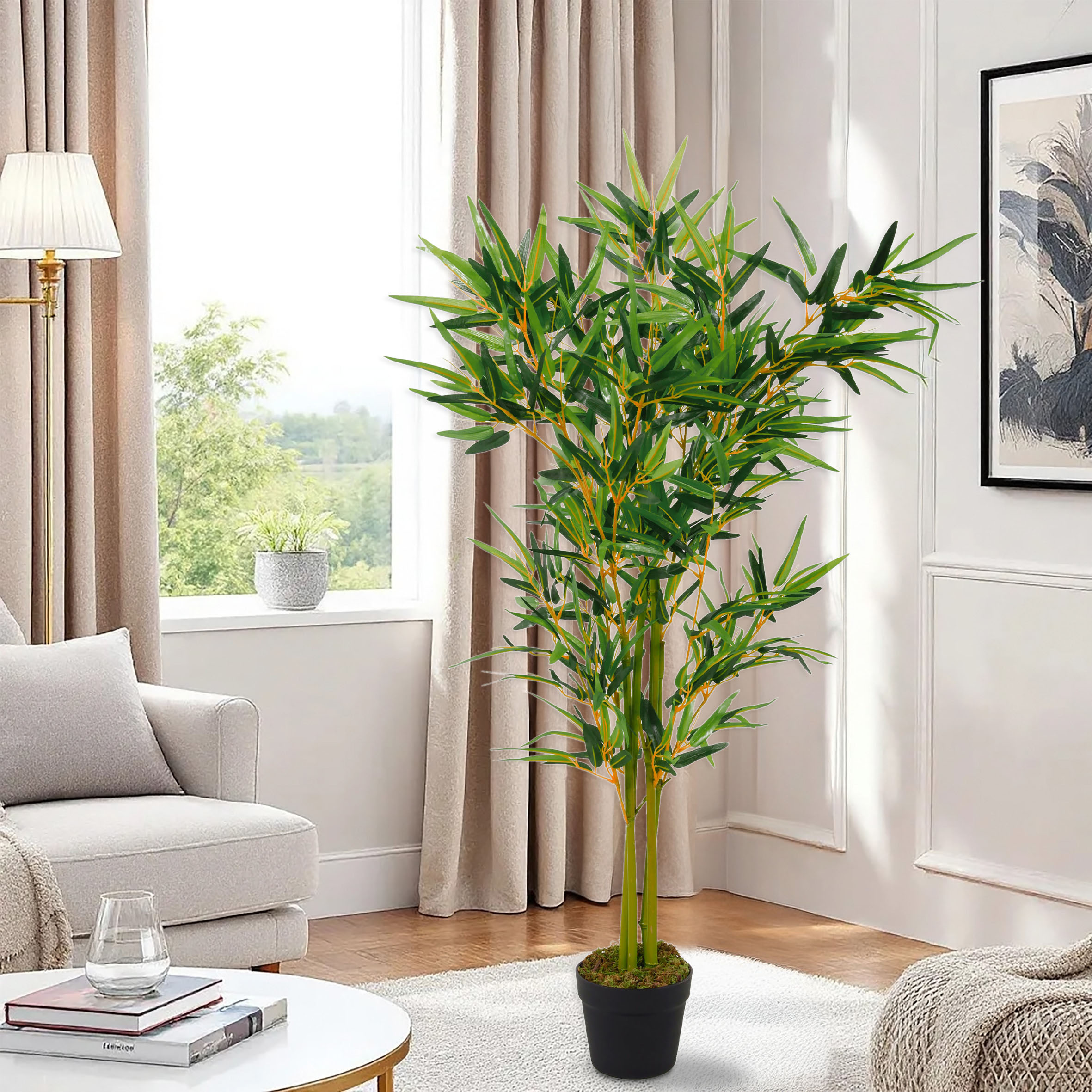 Kunstpflanze im Blumentopf 105-125 cm - 8 Modelle
