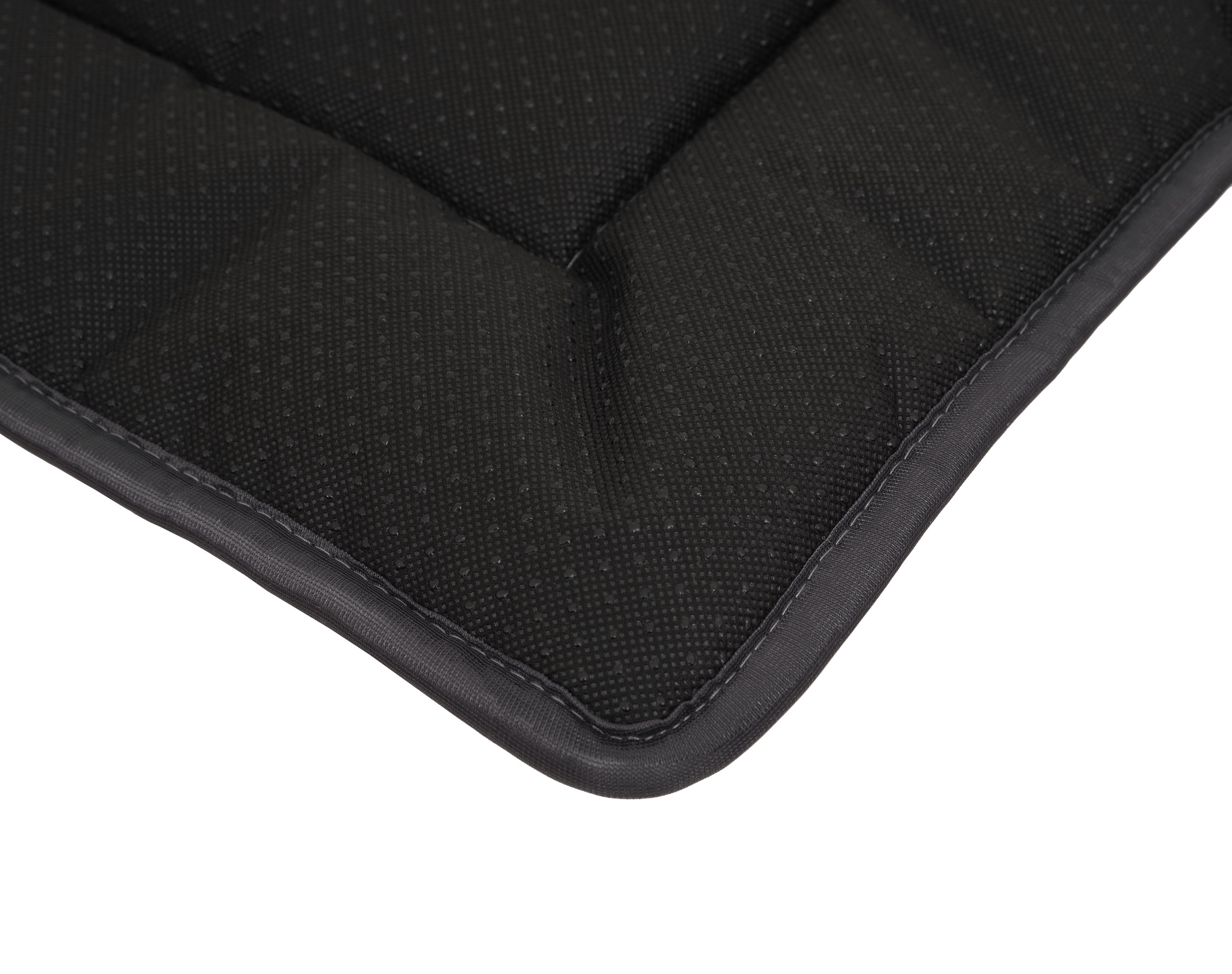 Plüsch Haustiermatte waschbar 90 x 60 cm - grau - Hundebett mit rutschfester Unterseite
