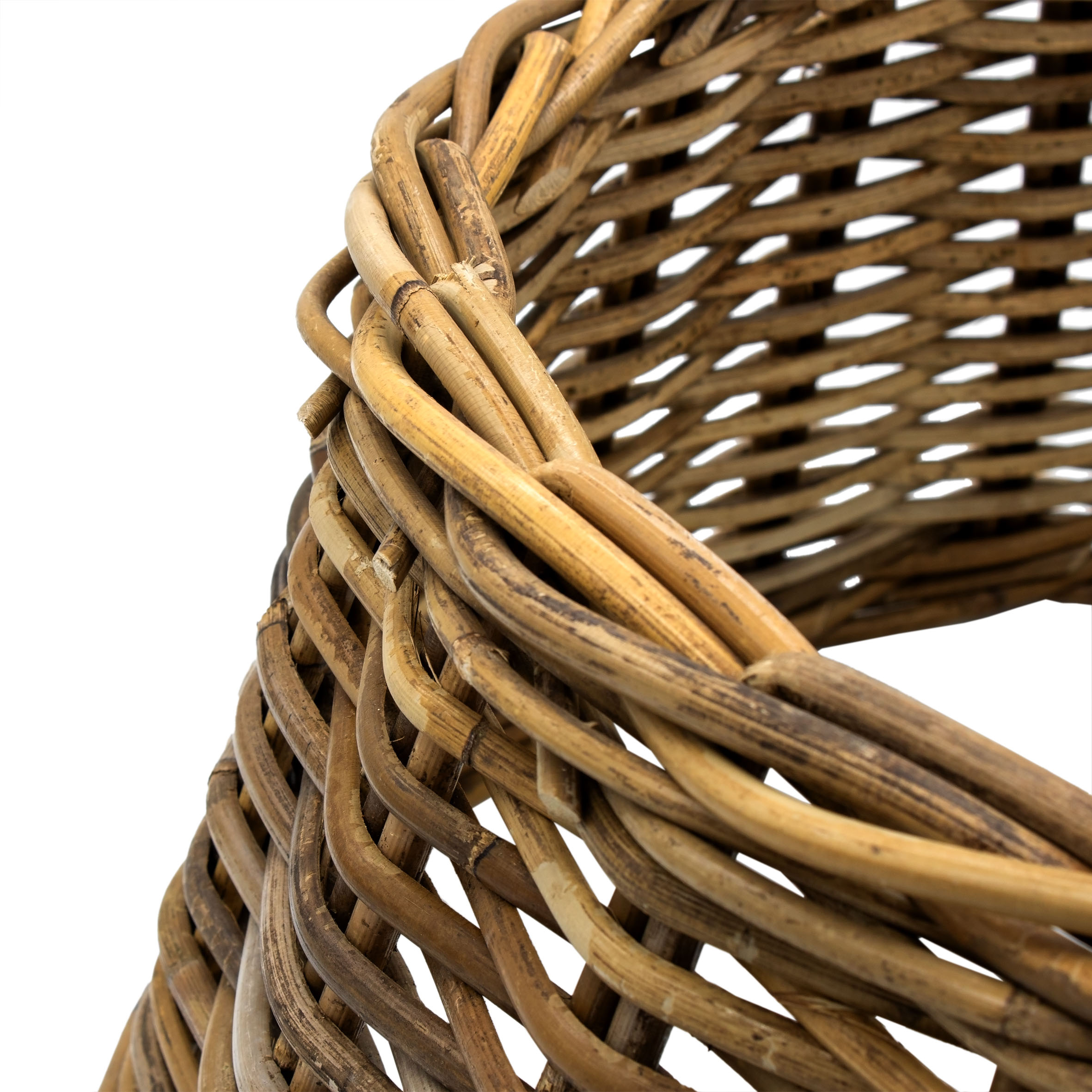 Rattan Weihnachtsbaumrock aus Weide 60 cm - 5 Farben wählbar - Abdeckung für den Christbaum Ständer