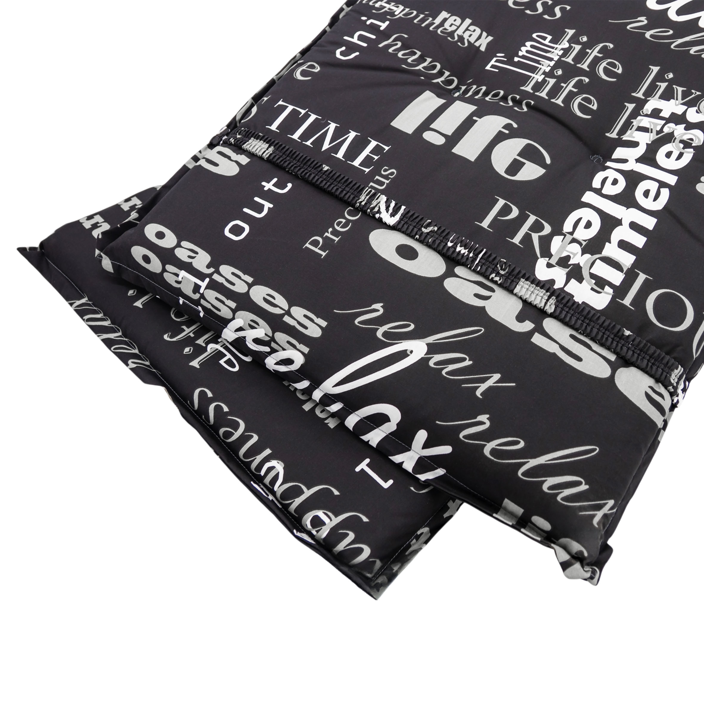Sonnenliegen Polster Auflage mit verschiedenen Designs - 190 x 60 cm - Universal Kissen für Gartenliegen