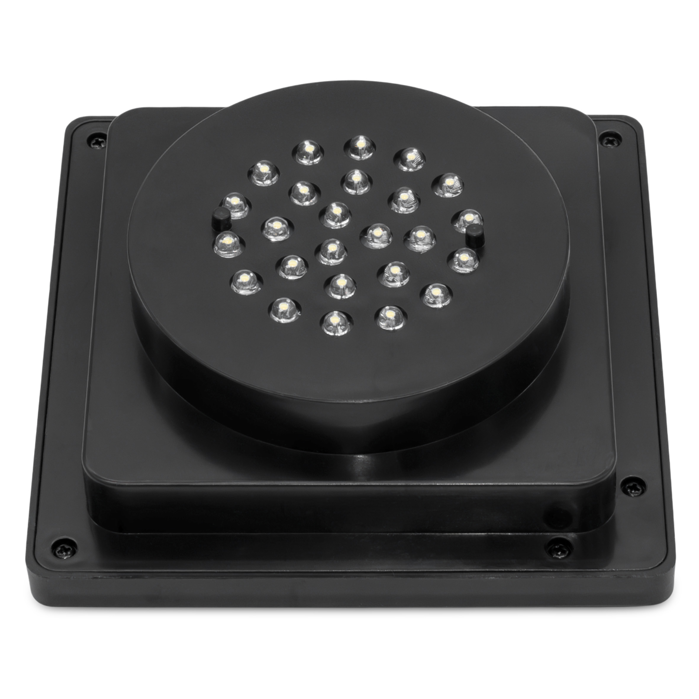 Metall Solar Laterne schwarz 25 LED warm weiß - 45 x 22 cm - Design Gartenleuchte solarbetrieben hochwertig massiv